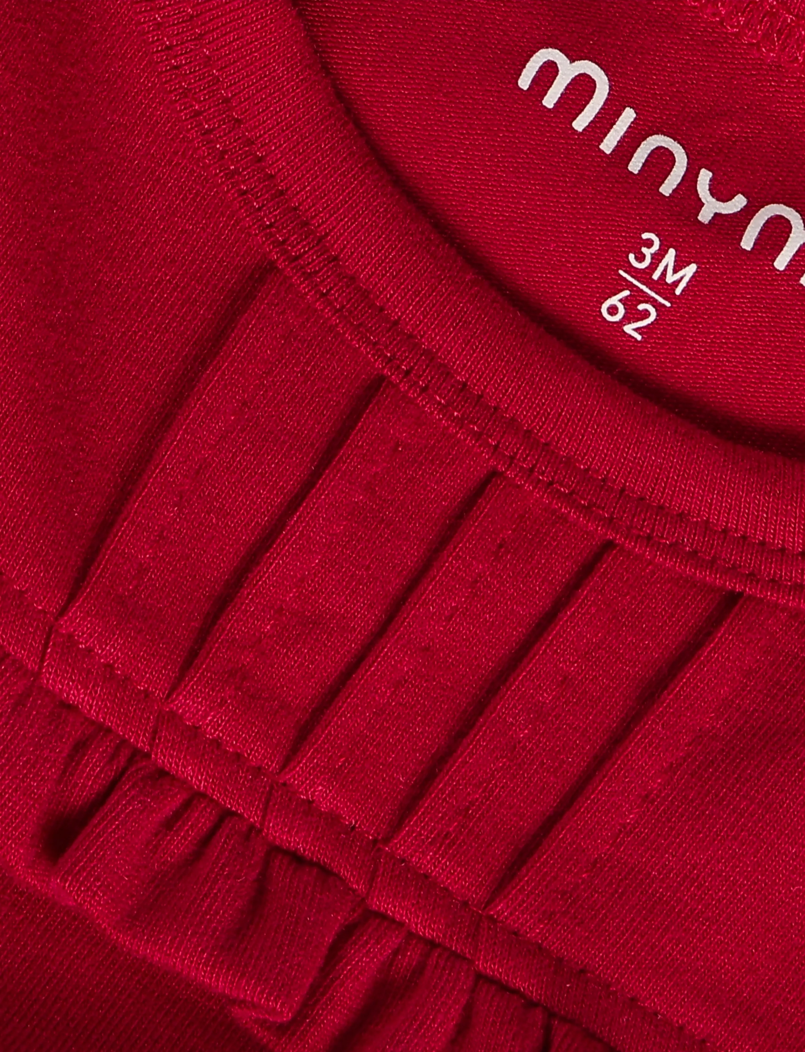 Minymo - Body LS - long-sleeved bodies - rio red - 2