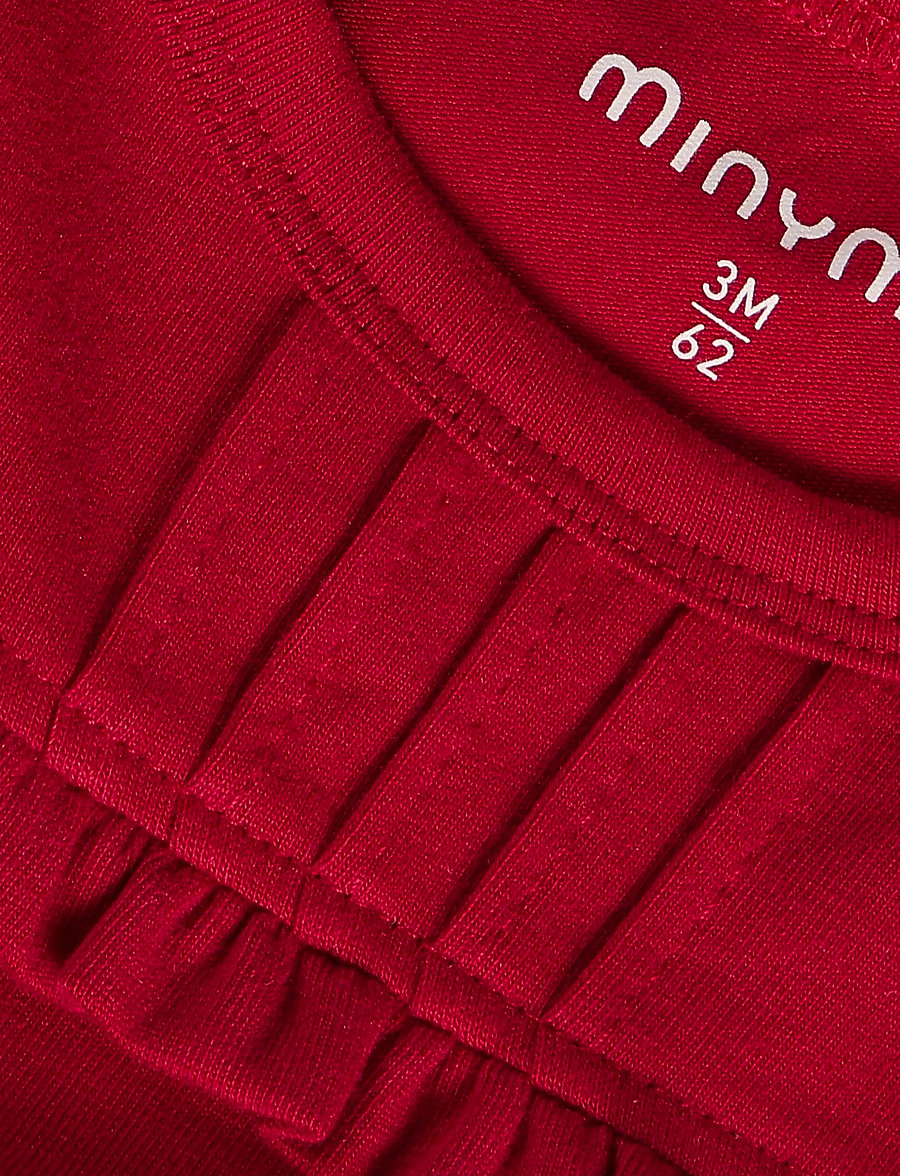 Minymo - Body LS - pikkade varrukatega bodid - rio red - 2