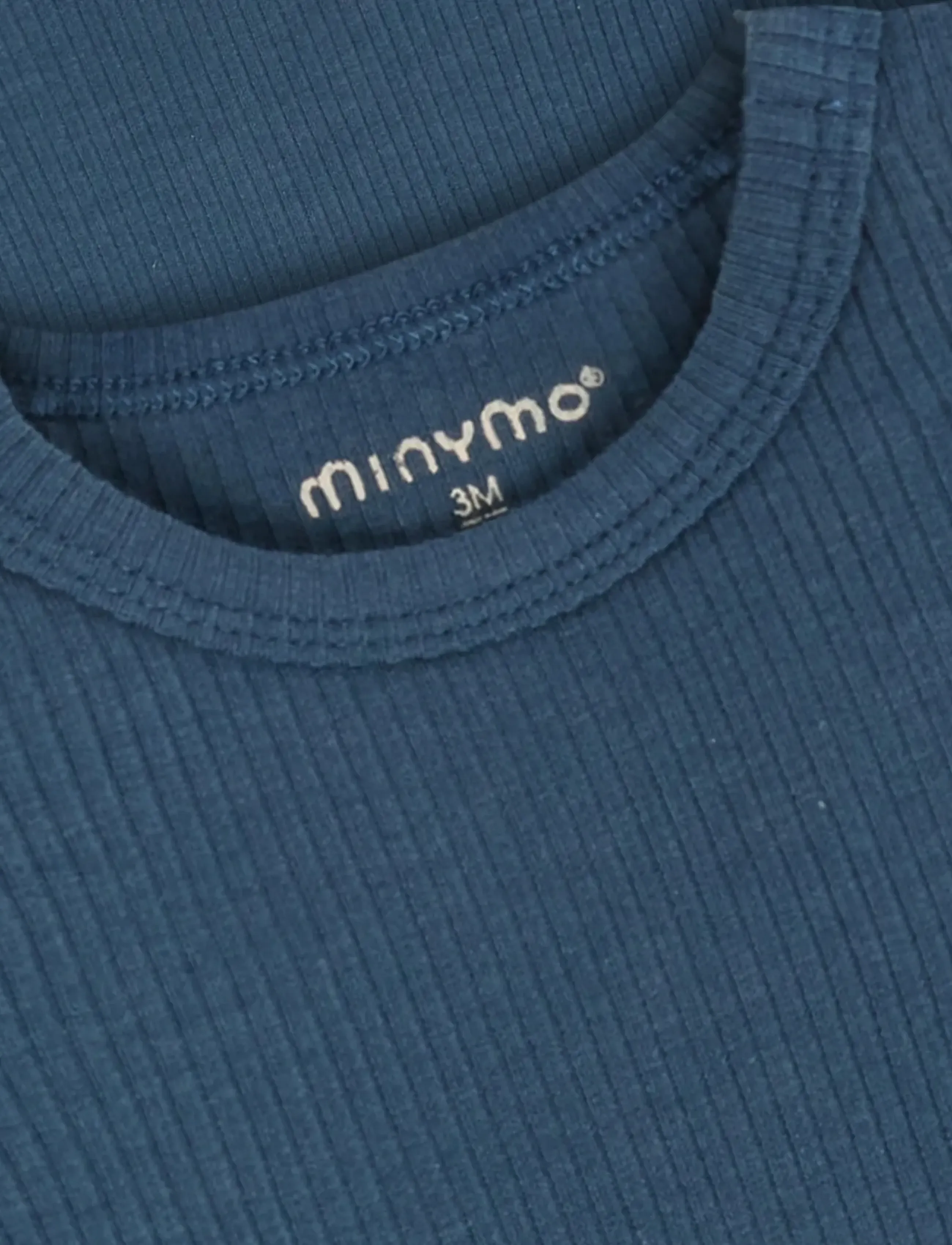 Minymo - Body LS Rib - langärmelige bodys - midnight navy - 2