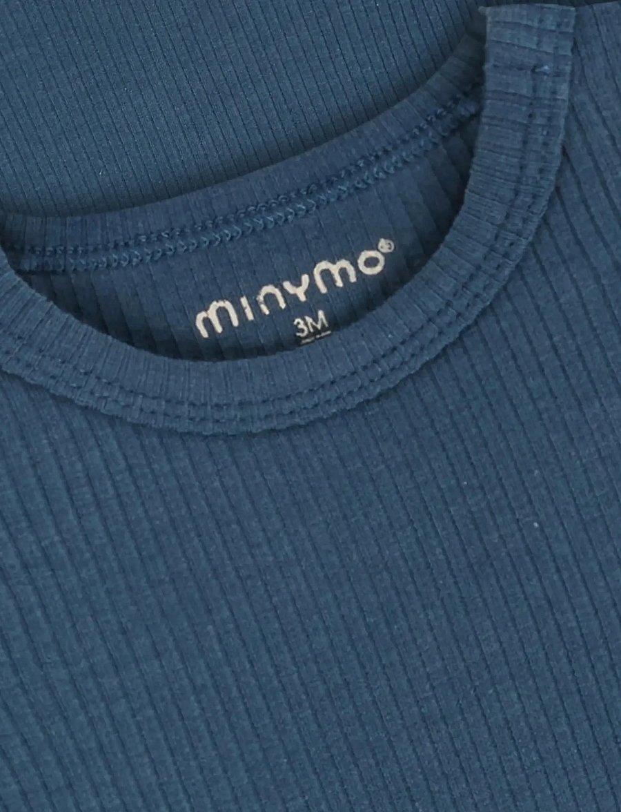 Minymo - Body LS Rib - langärmelige bodys - midnight navy - 2