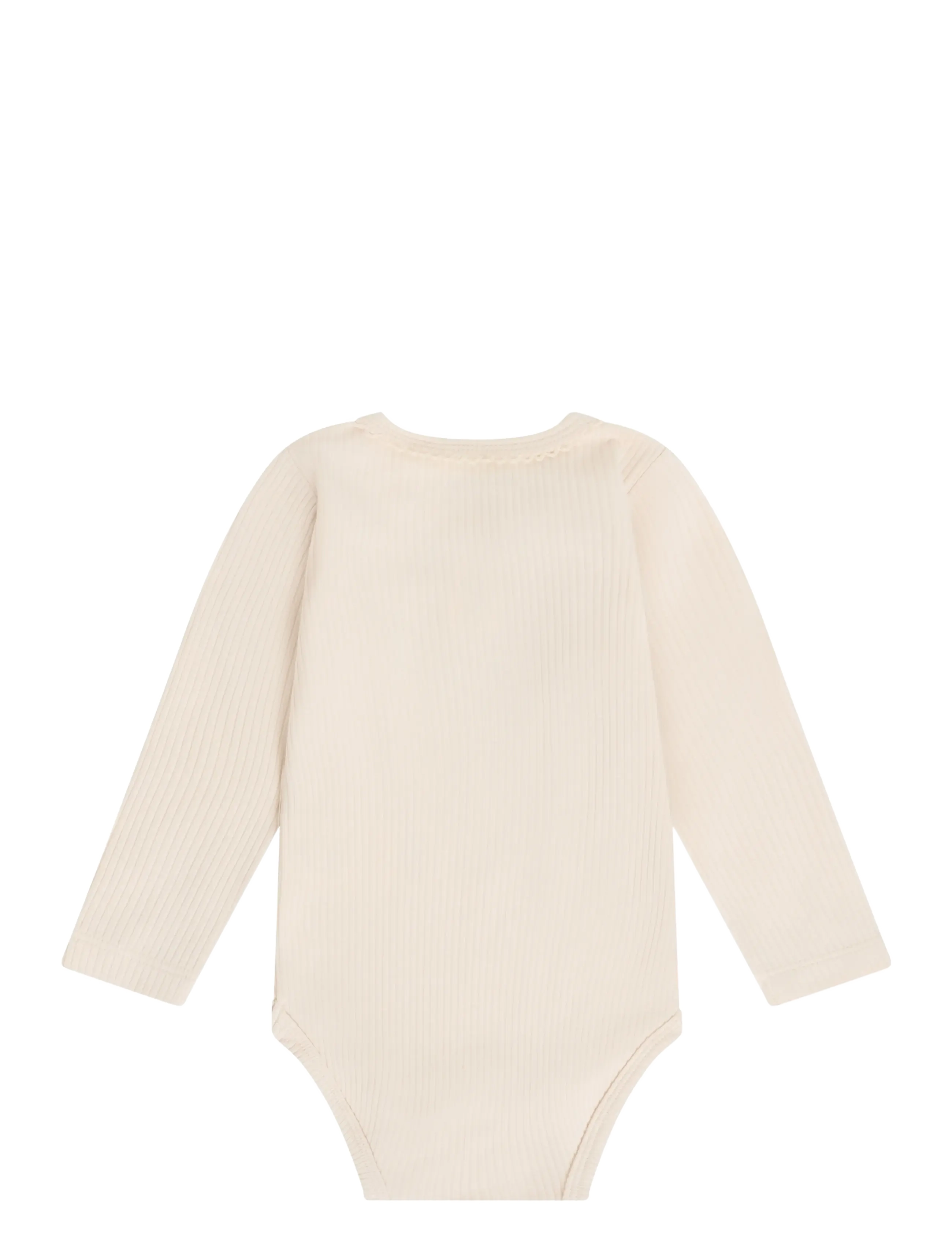 Minymo - Body LS Rib - långärmade bodies - pink tint - 1