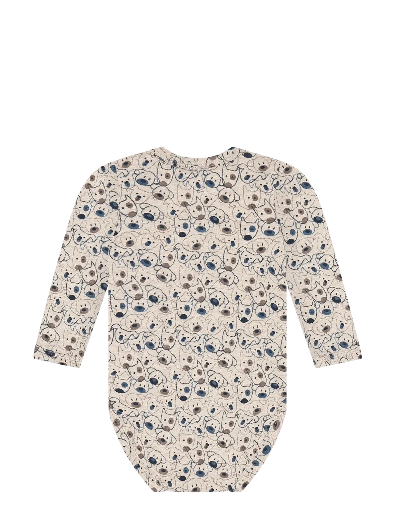 Minymo - Body LS AOP - beige melange - 2