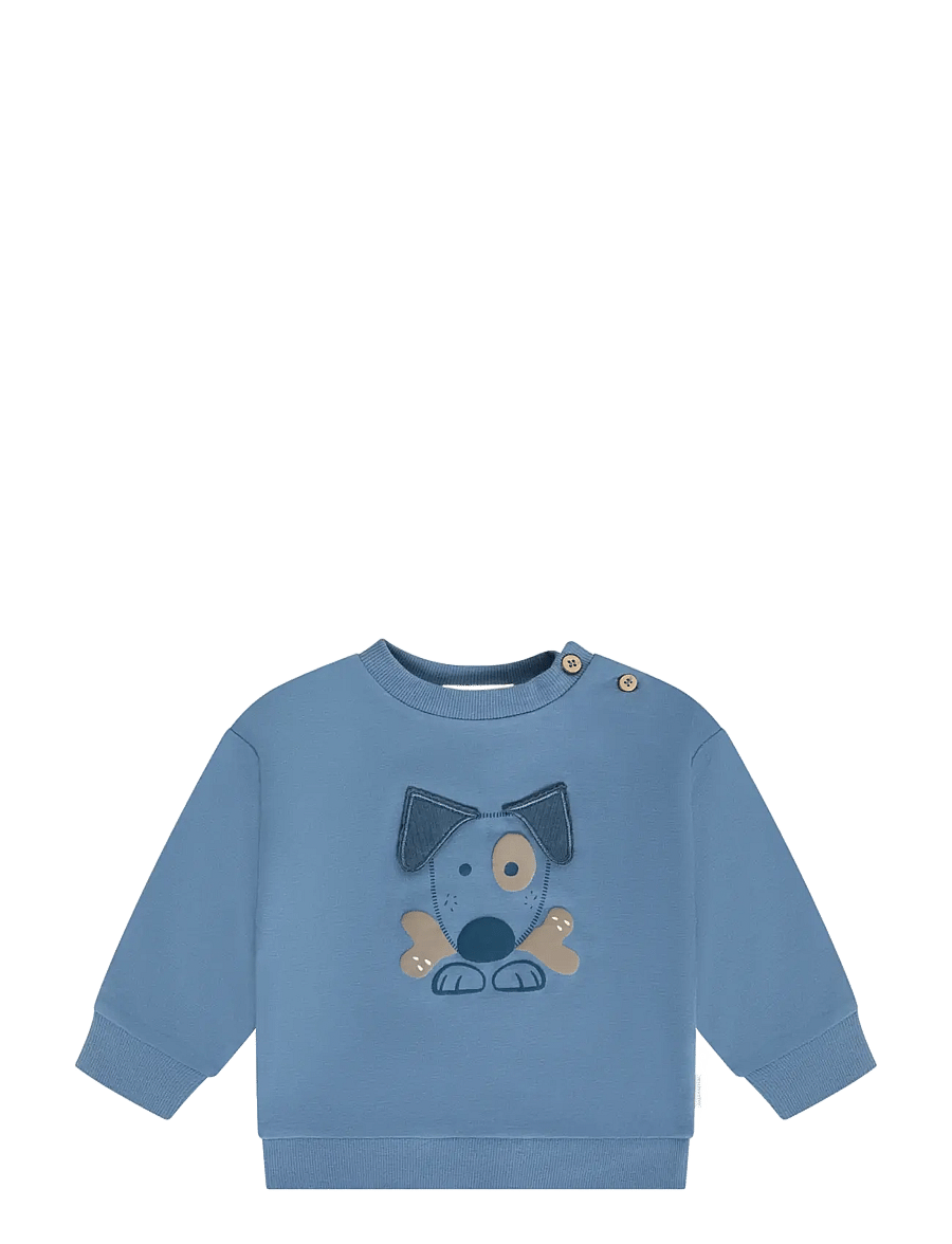 Minymo - Sweatshirt LS - sweatshirts - bluefin - 0