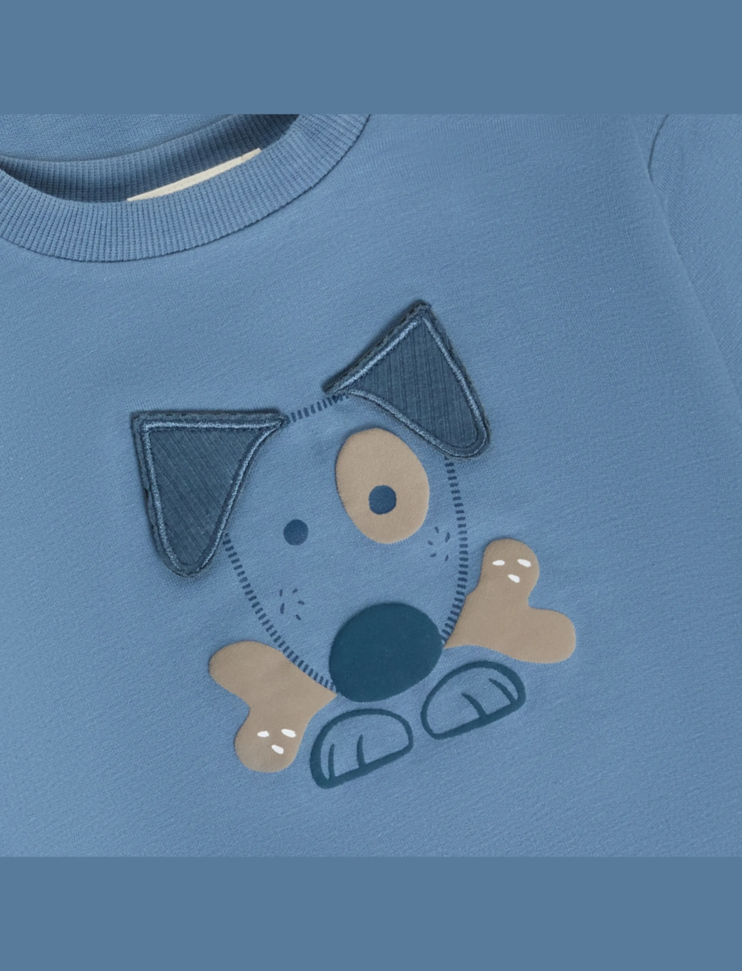 Minymo - Sweatshirt LS - bluefin - 2