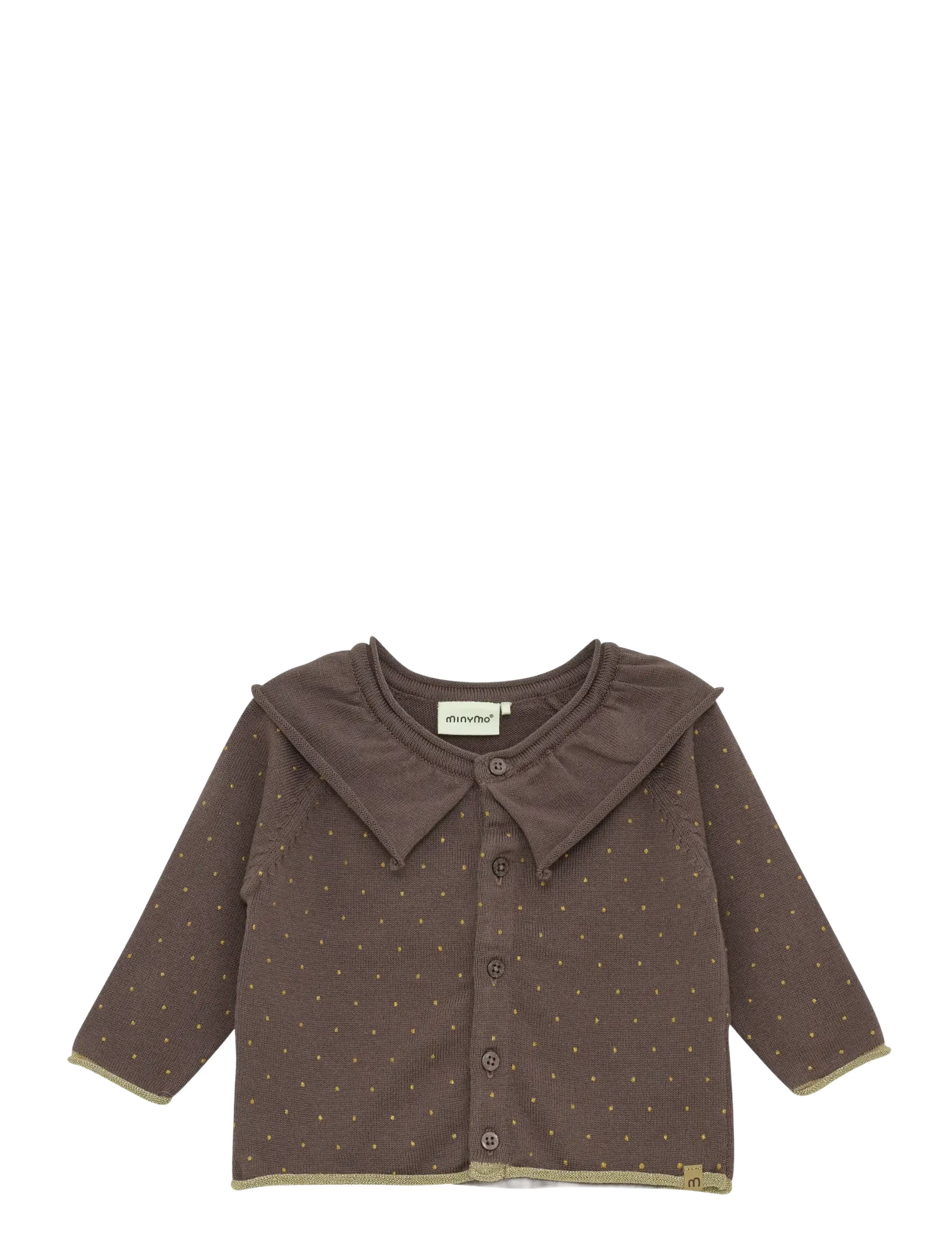 Minymo Cardigan Knit - Oberteile - PLUM TRUFFLE / brown