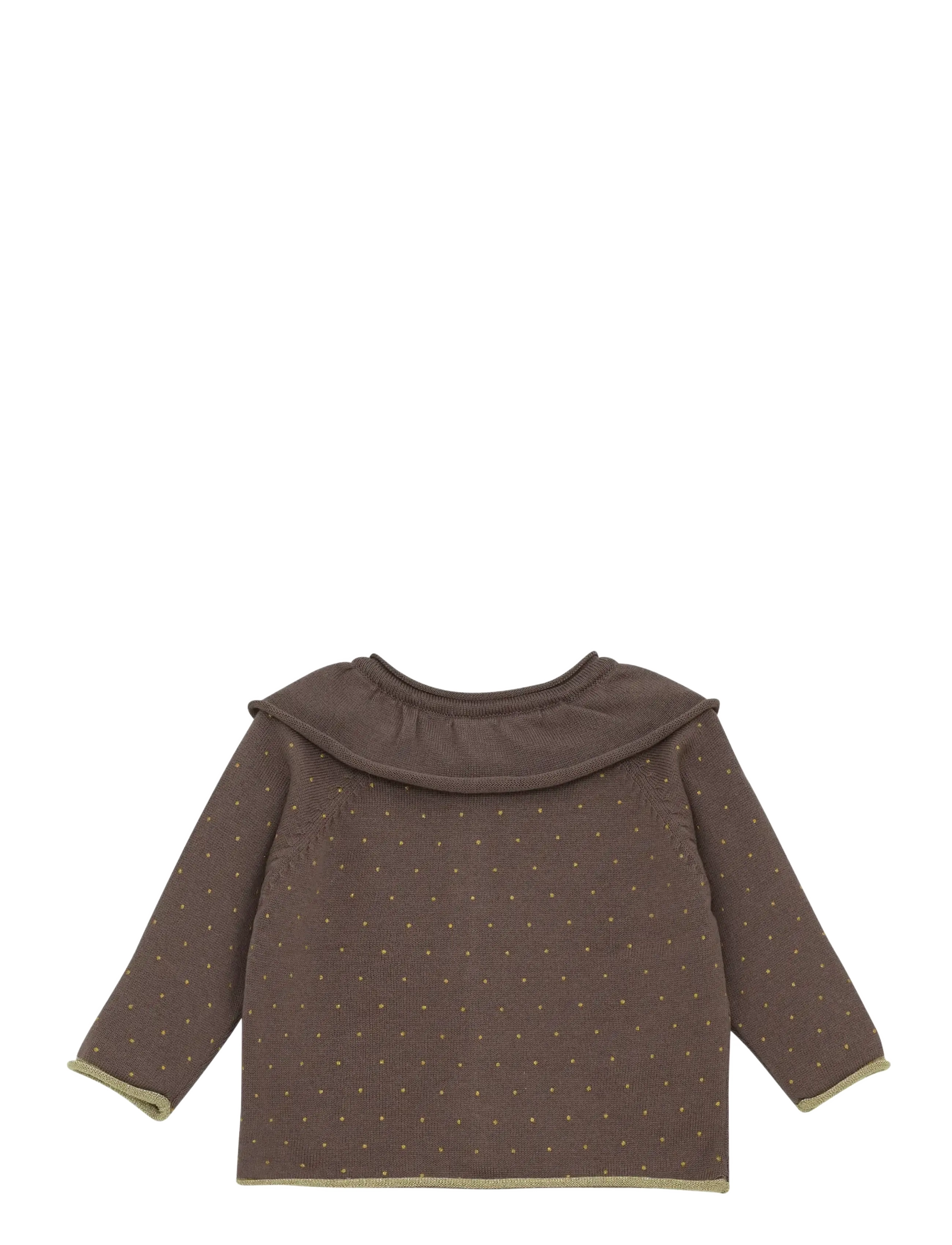 Minymo - Cardigan Knit - cardigans - plum truffle - 1