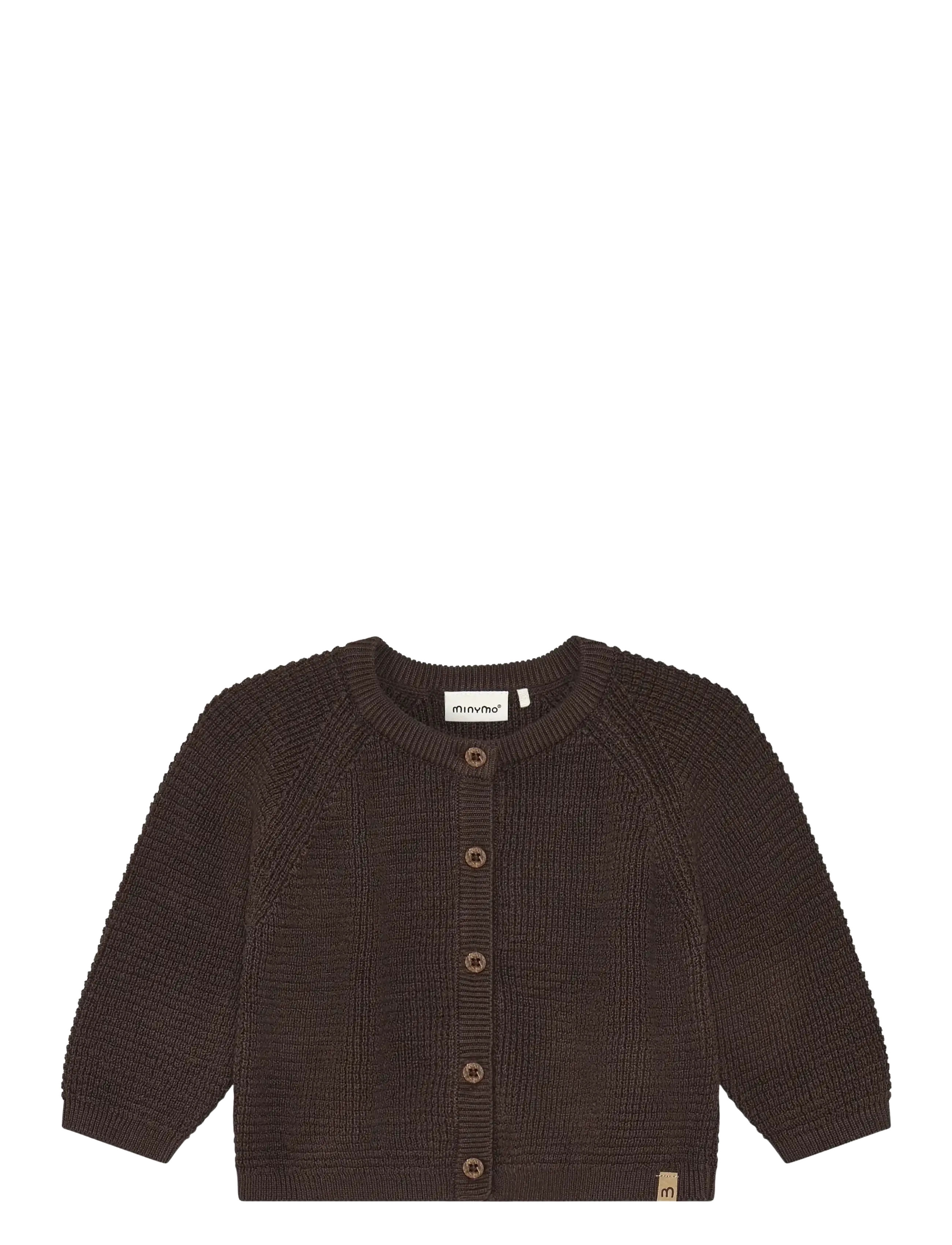 Minymo Cardigan Knit - Minymo - BRACKEN / brown