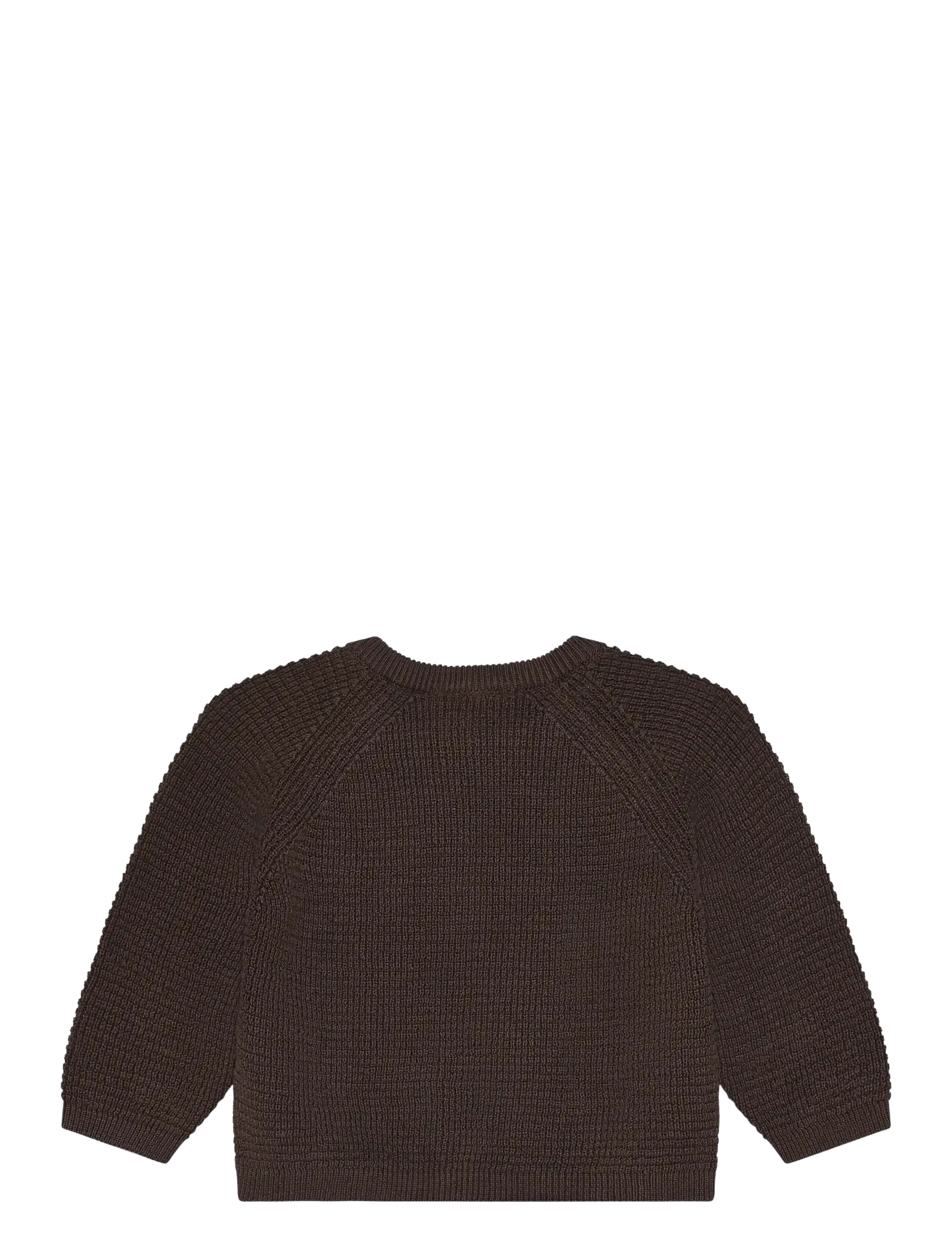 Minymo - Cardigan Knit - koftor - bracken - 2