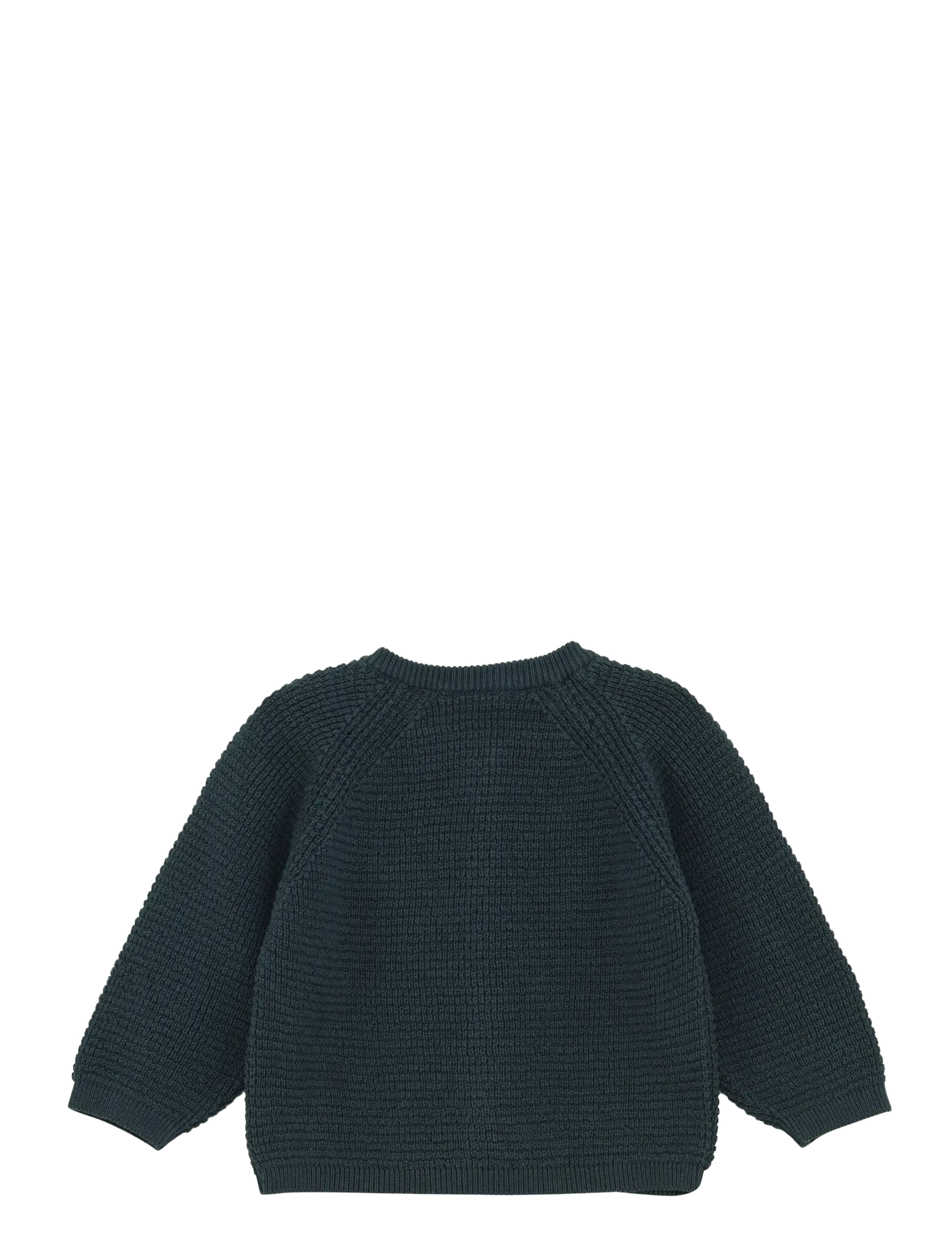Minymo - Cardigan Knit - cardigans - midnight navy - 1