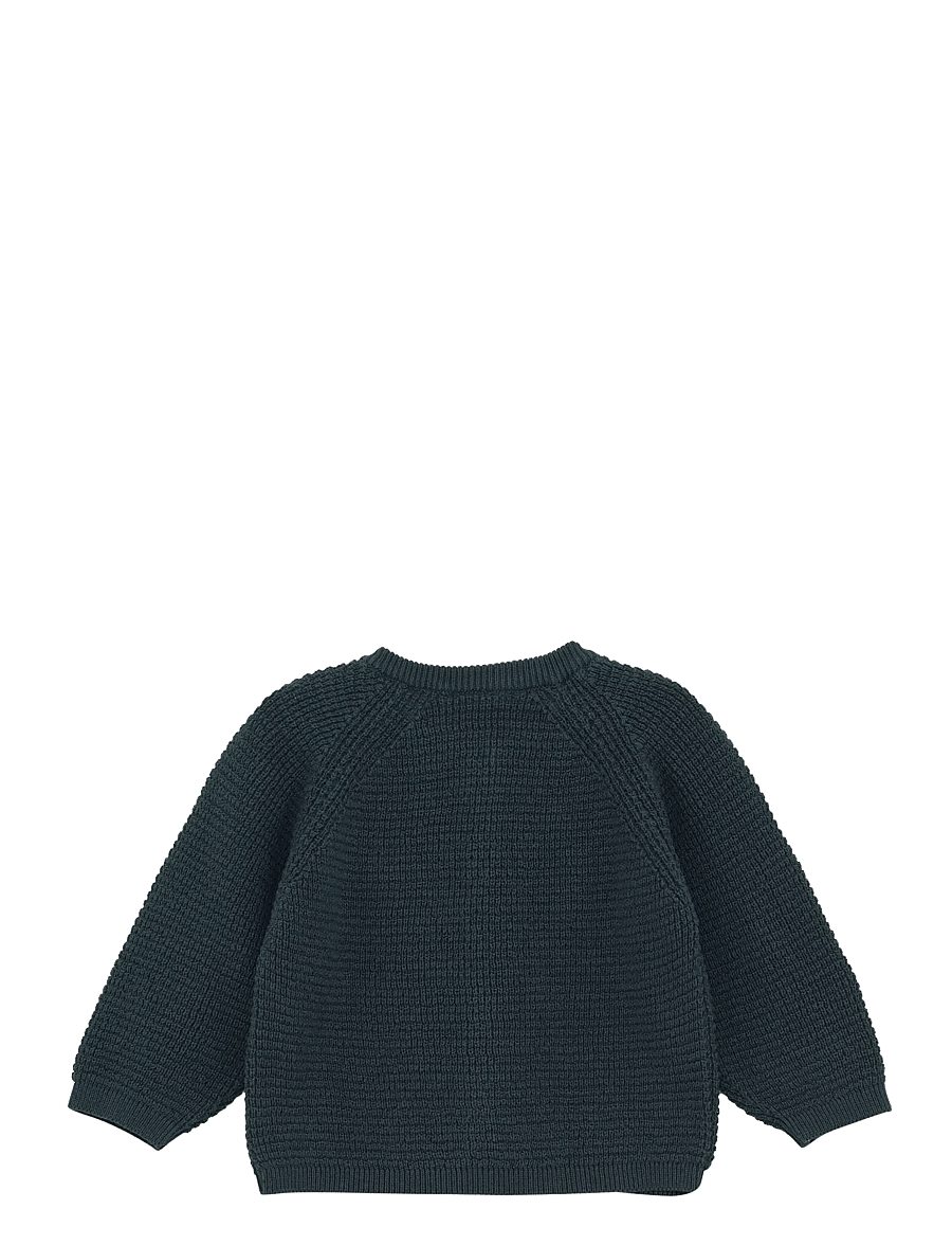 Minymo - Cardigan Knit - koftor - midnight navy - 1