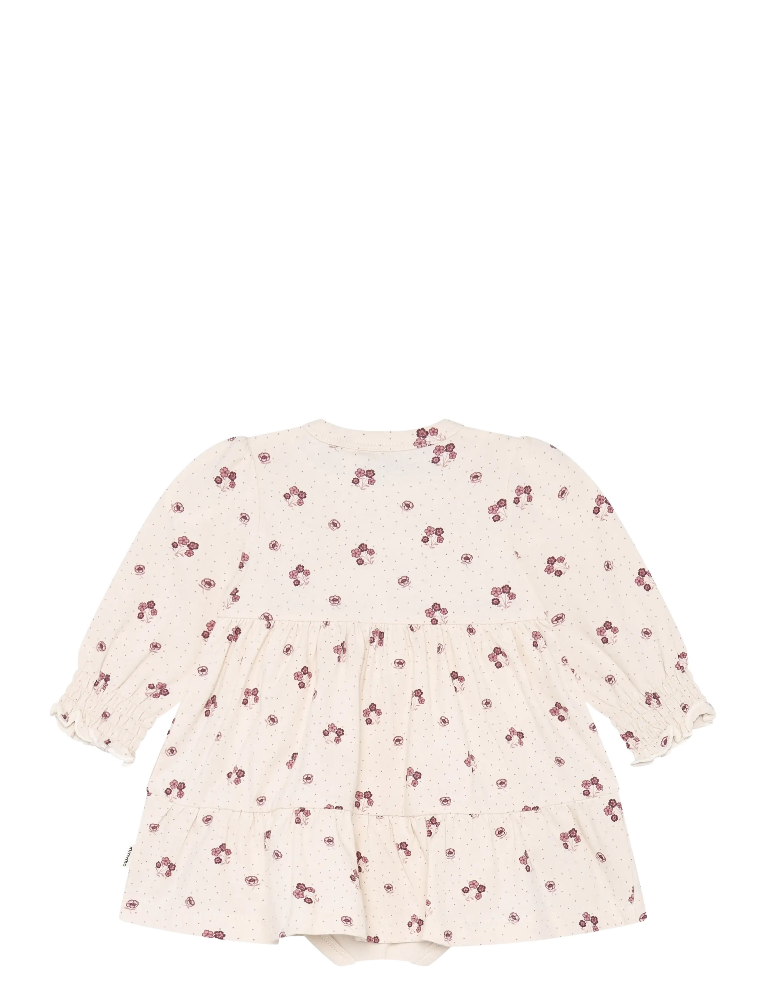 Minymo - Body Dress LS AOP - pink tint - 1