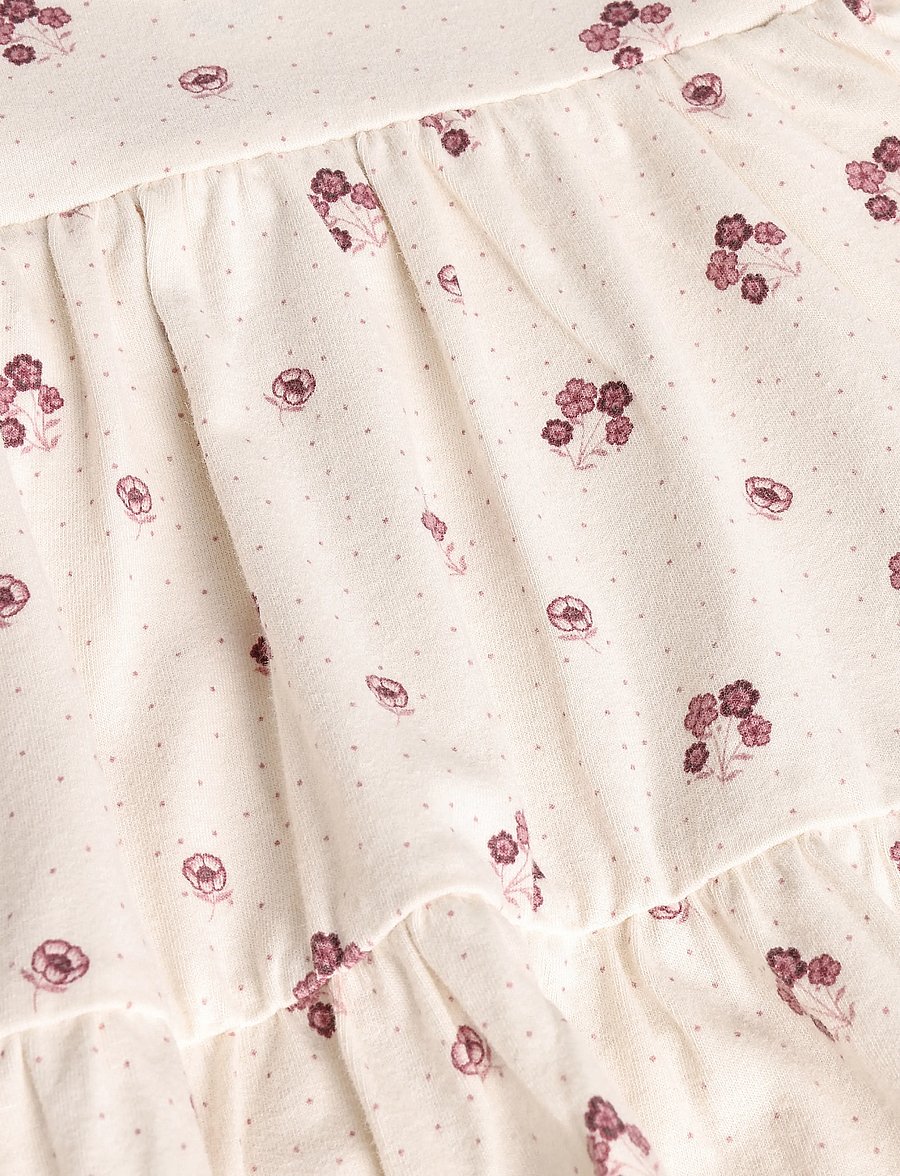 Minymo - Body Dress LS AOP - pink tint - 2