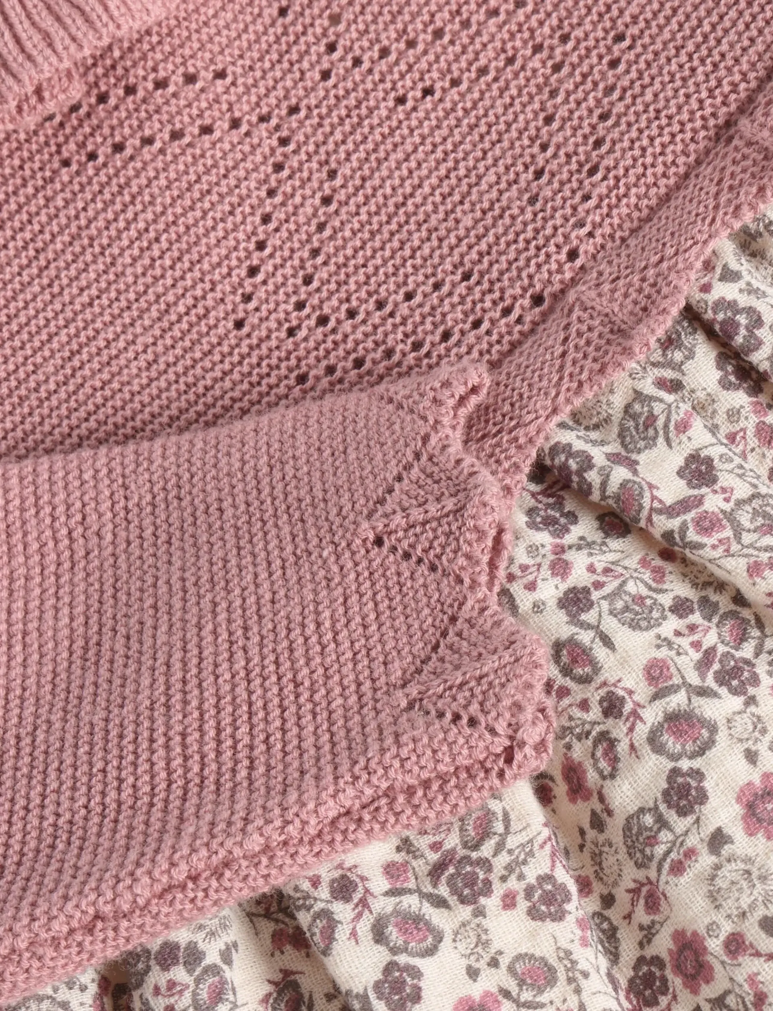 Minymo - Dress LS AOP - pikkade varrukatega beebikleidid - nostalgia rose - 3