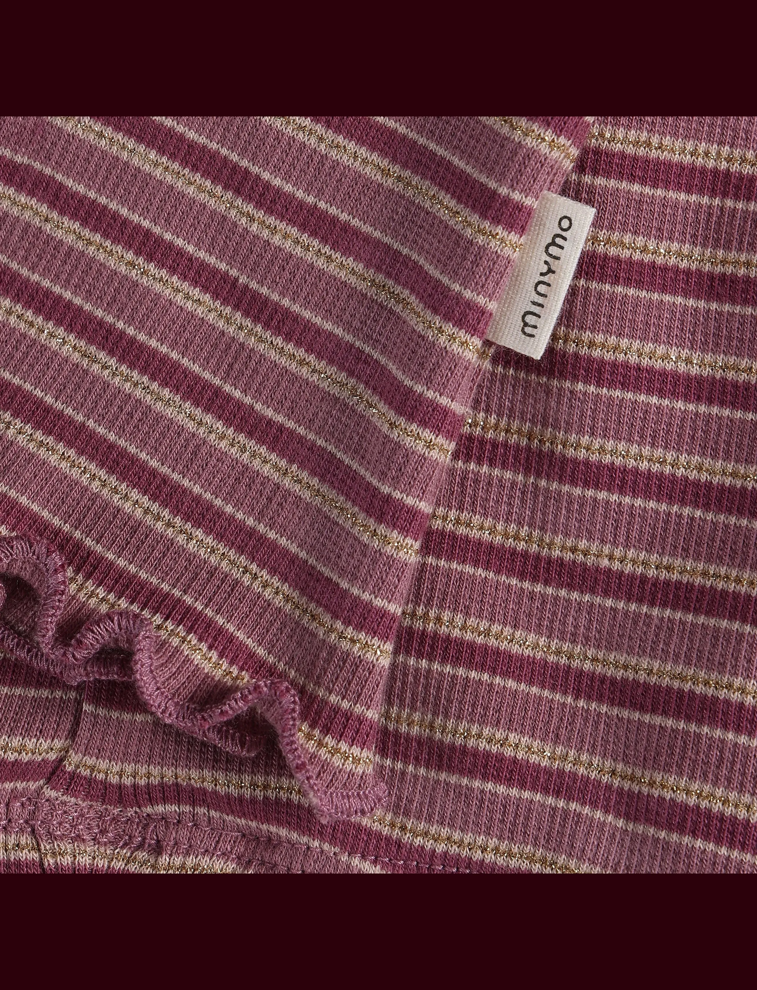 Minymo - Pants Y/D Rib - nostalgia rose - 2