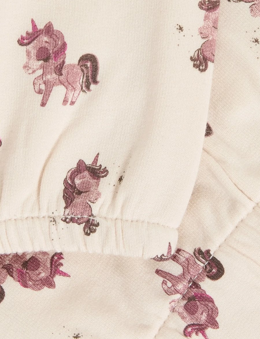 Minymo - Pants AOP Sweat - jogginghosen - pink tint - 2