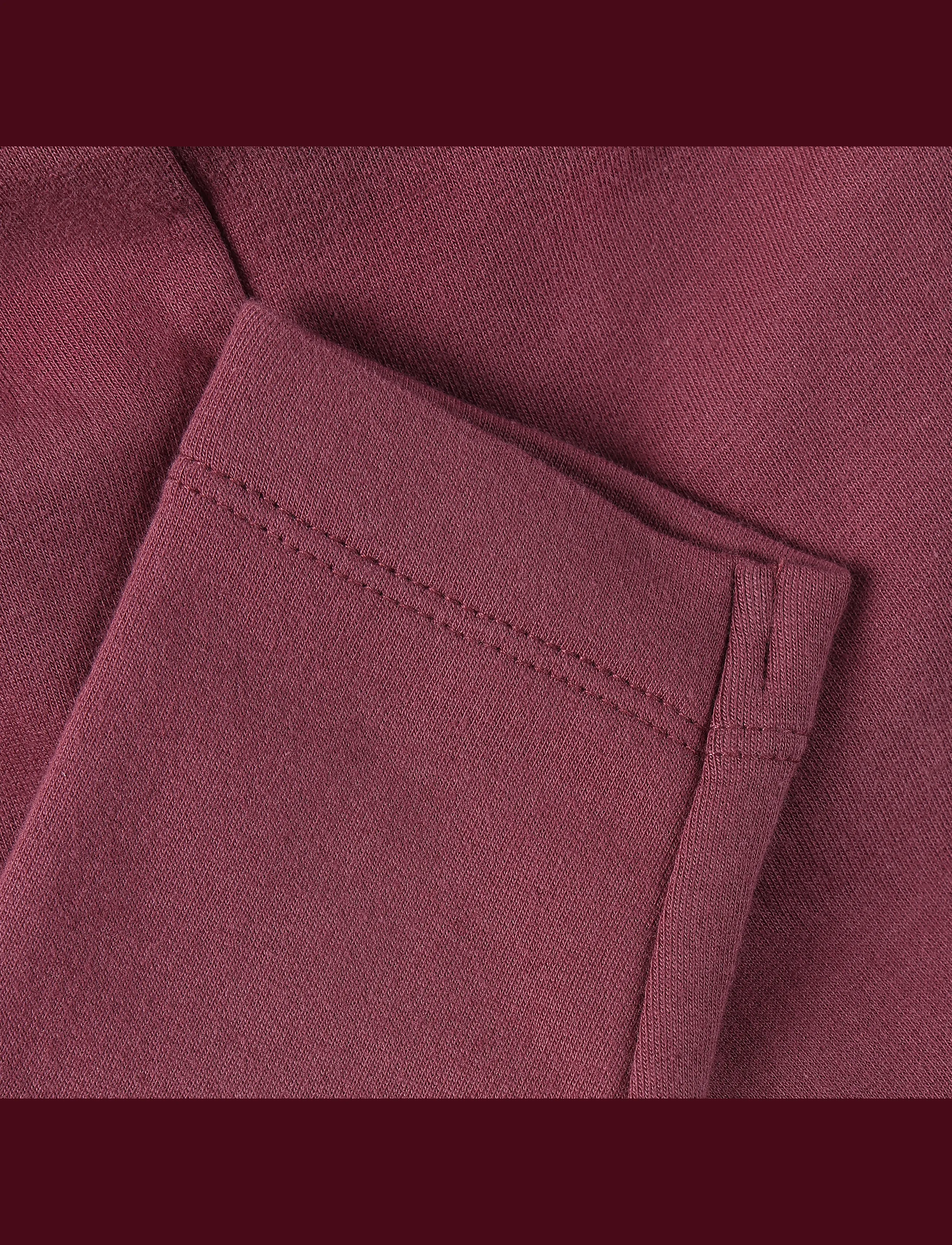 Minymo - Leggings Sweat - crushed berry - 1