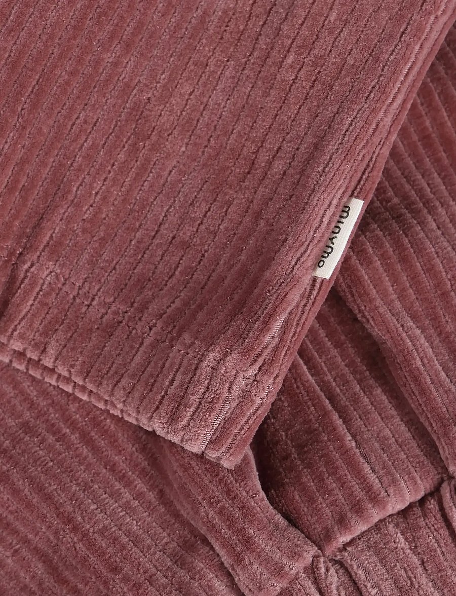 Minymo - Pants Velour - babybukser - nostalgia rose - 3