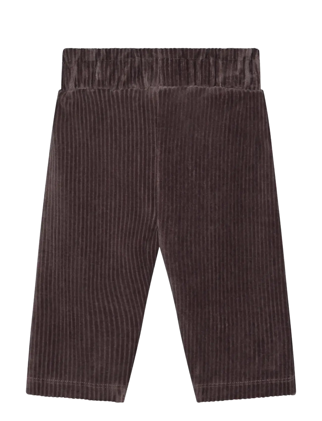 Minymo - Pants Velour - babybukser - plum truffle - 1