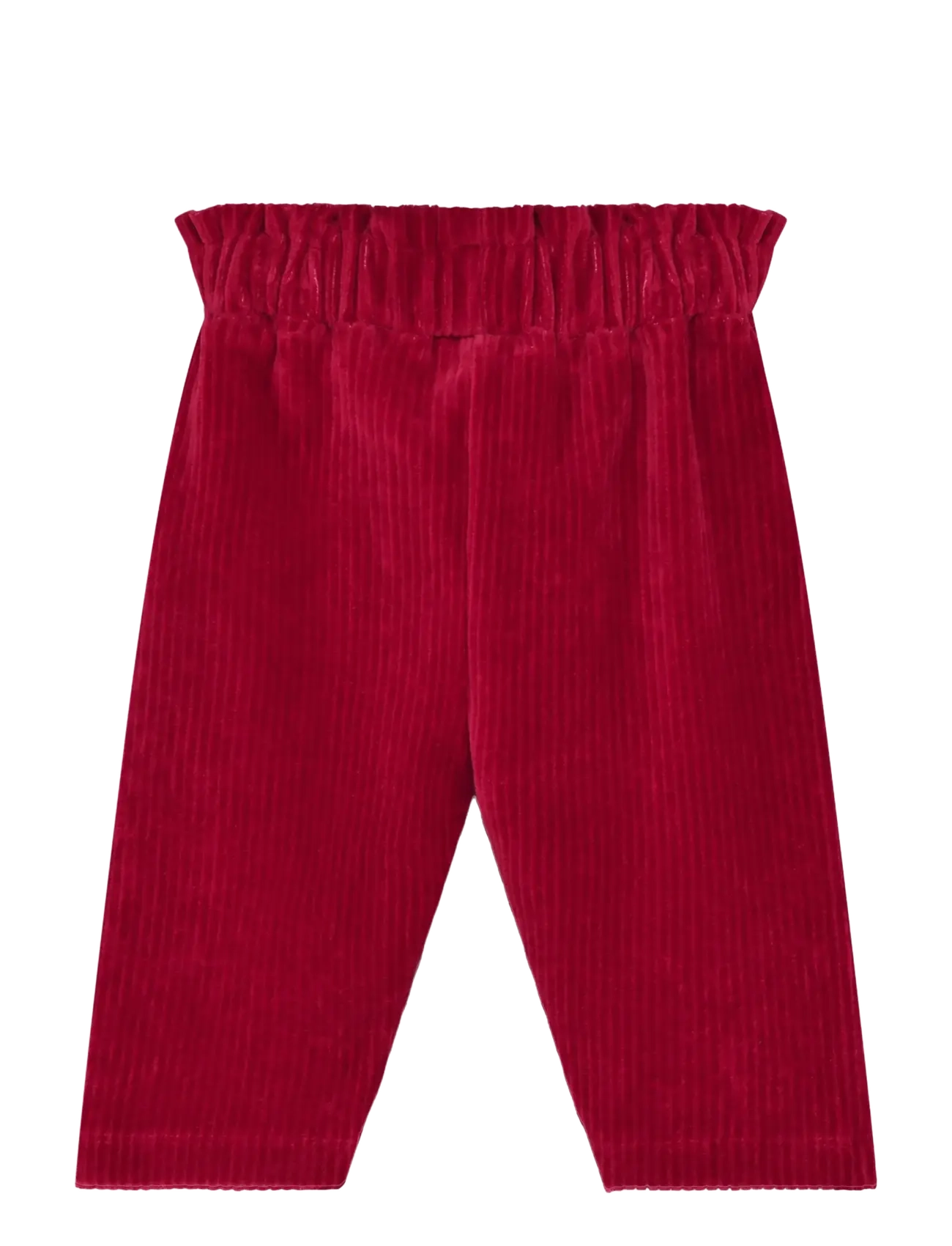 Minymo - Pants Velour - babybukser - rio red - 1