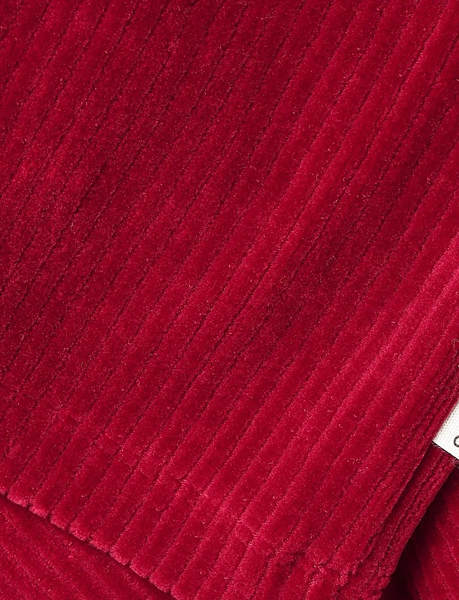 Minymo - Pants Velour - babybukser - rio red - 2