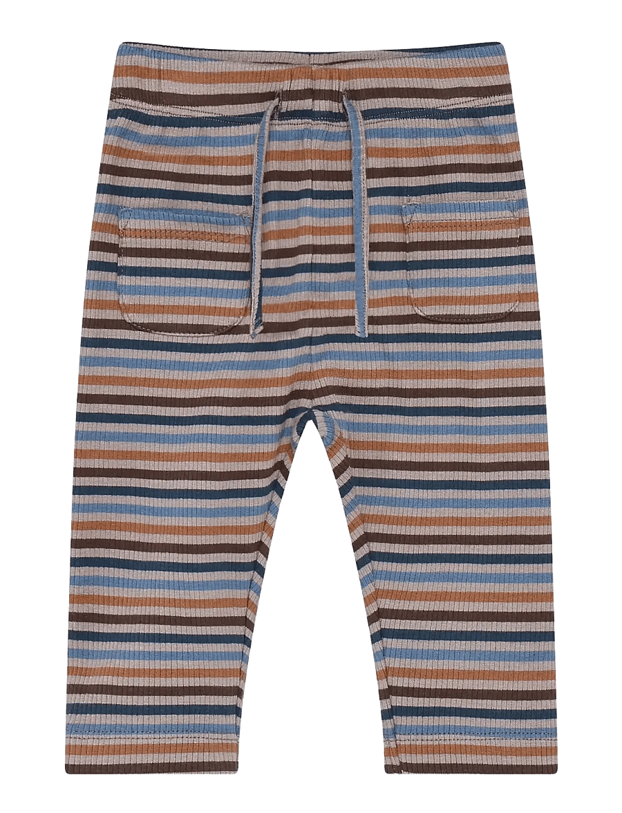 Minymo - Pants Y/D Rib - babybukser - fungi - 1