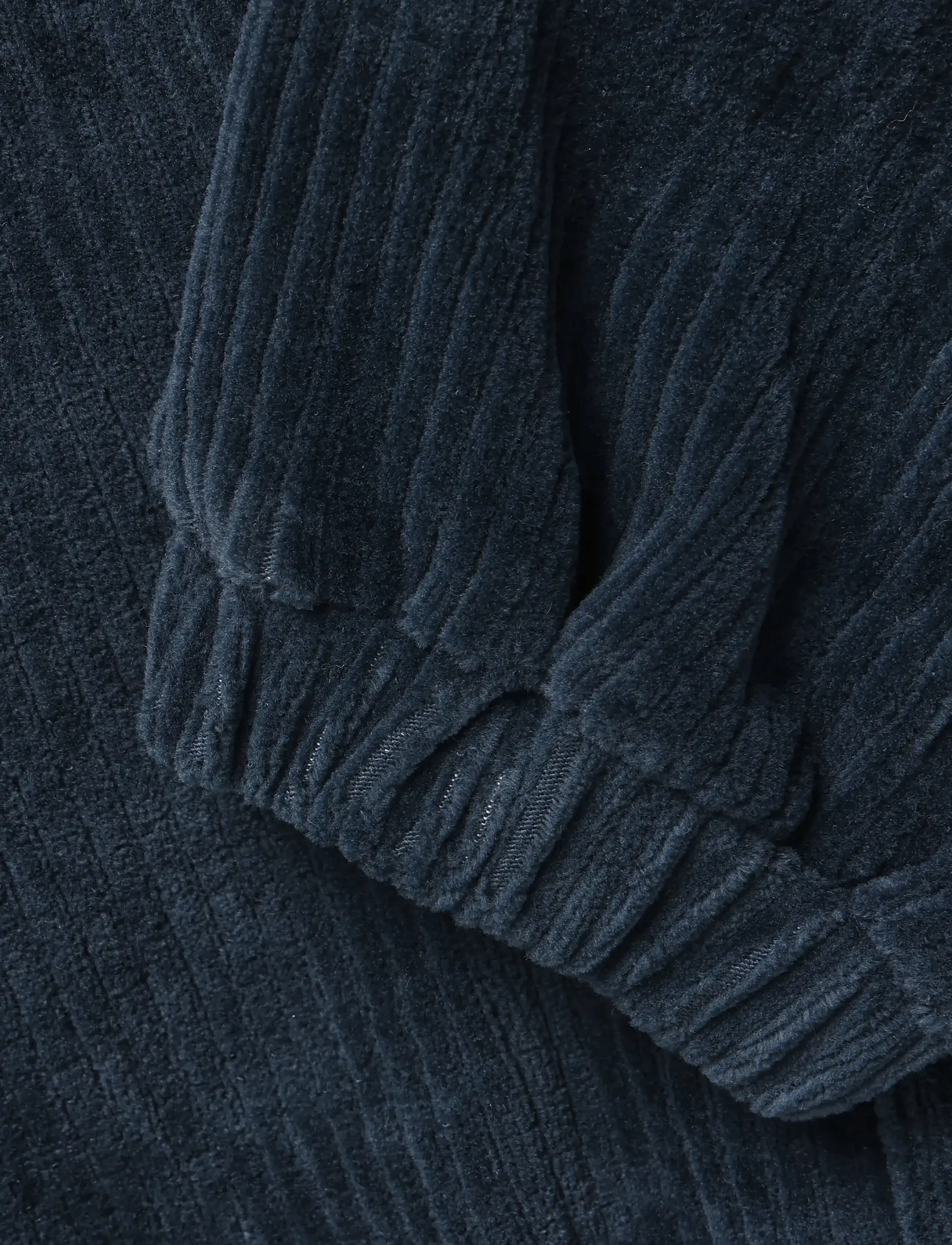 Minymo - Pants Velour - dressipüksid - midnight navy - 4
