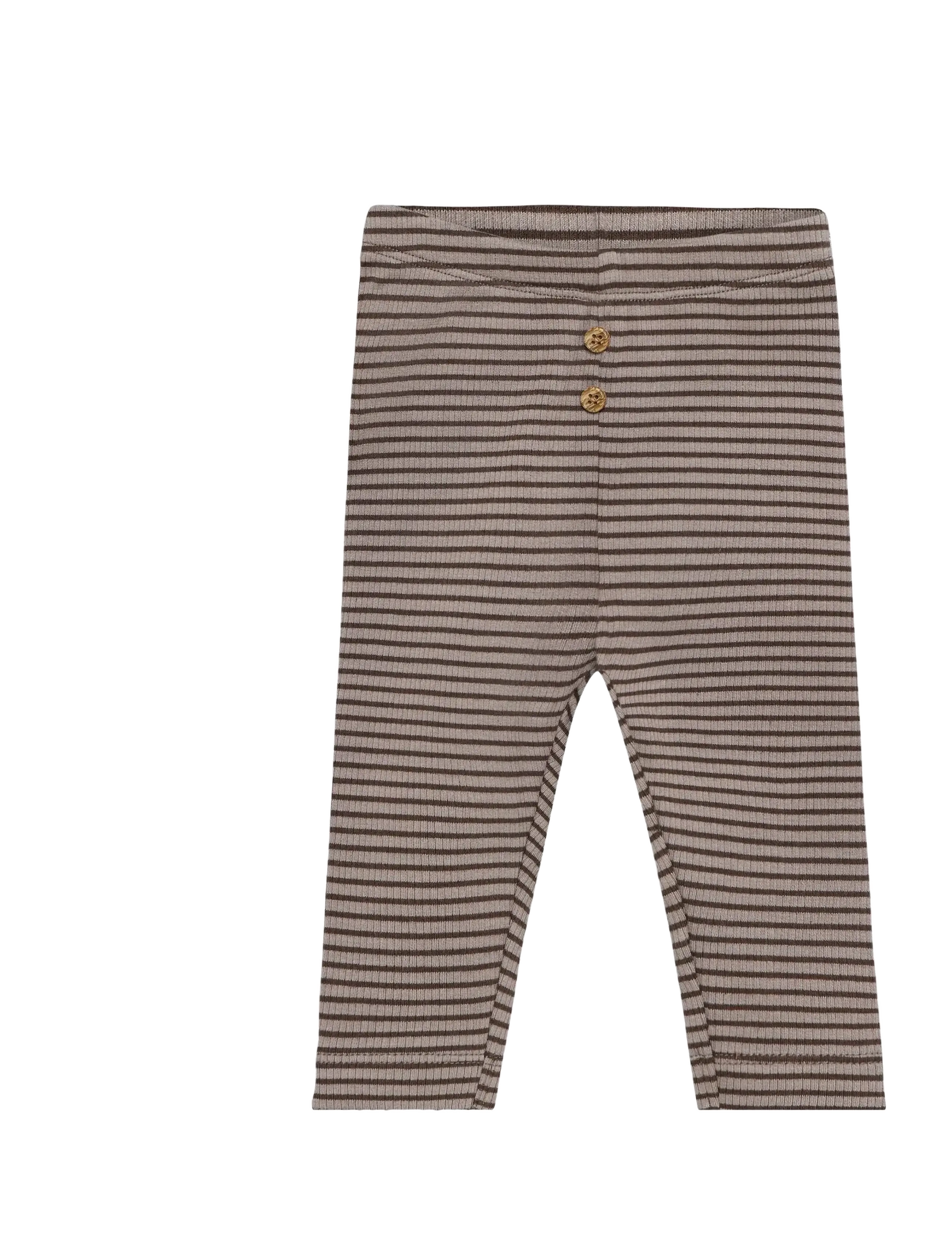Minymo Leggings Y/D Rib - Minymo - FUNGI / brown