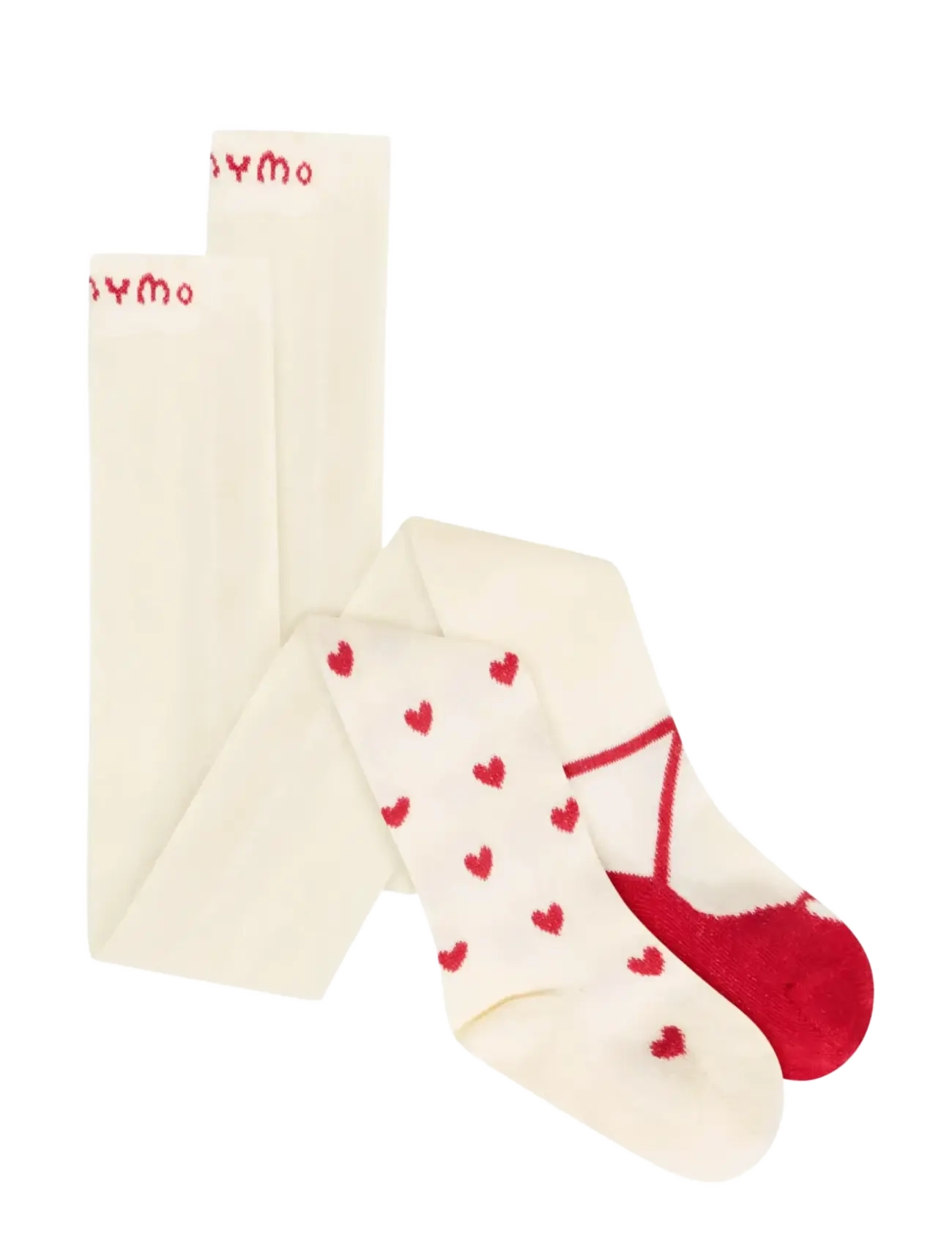 Minymo 2-Pack Stockings - Strømpebukser - EGGNOG / cream