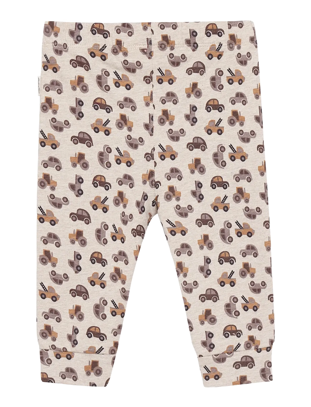Minymo - Pants AOP - beige melange - 1