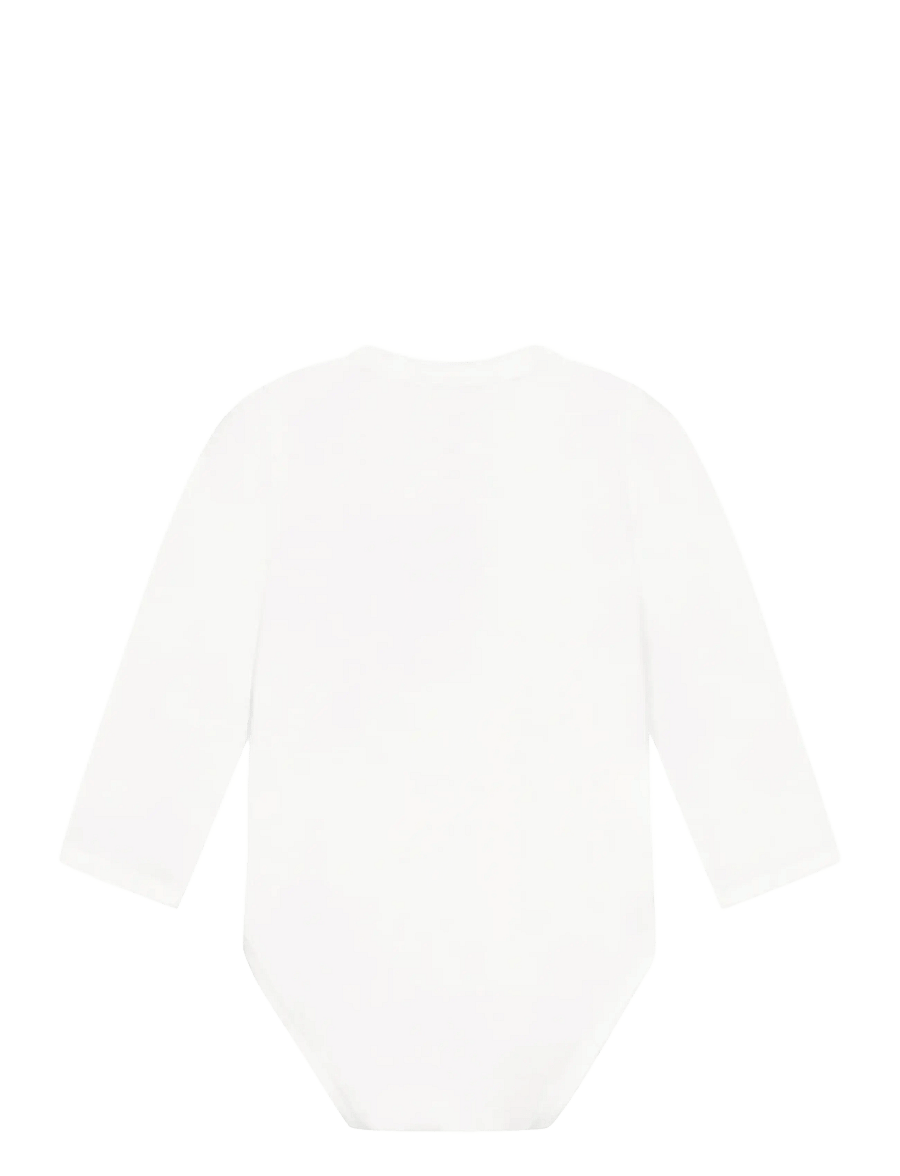 Minymo - Body LS - pikkade varrukatega bodid - snow white - 1