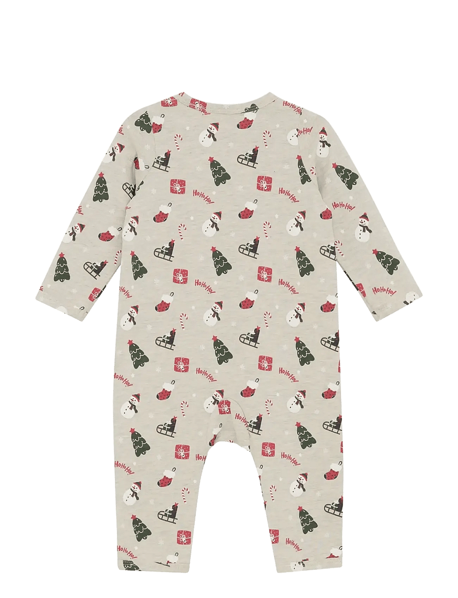 Minymo - Suit LS AOP - pikkade varrukatega - beige melange - 2