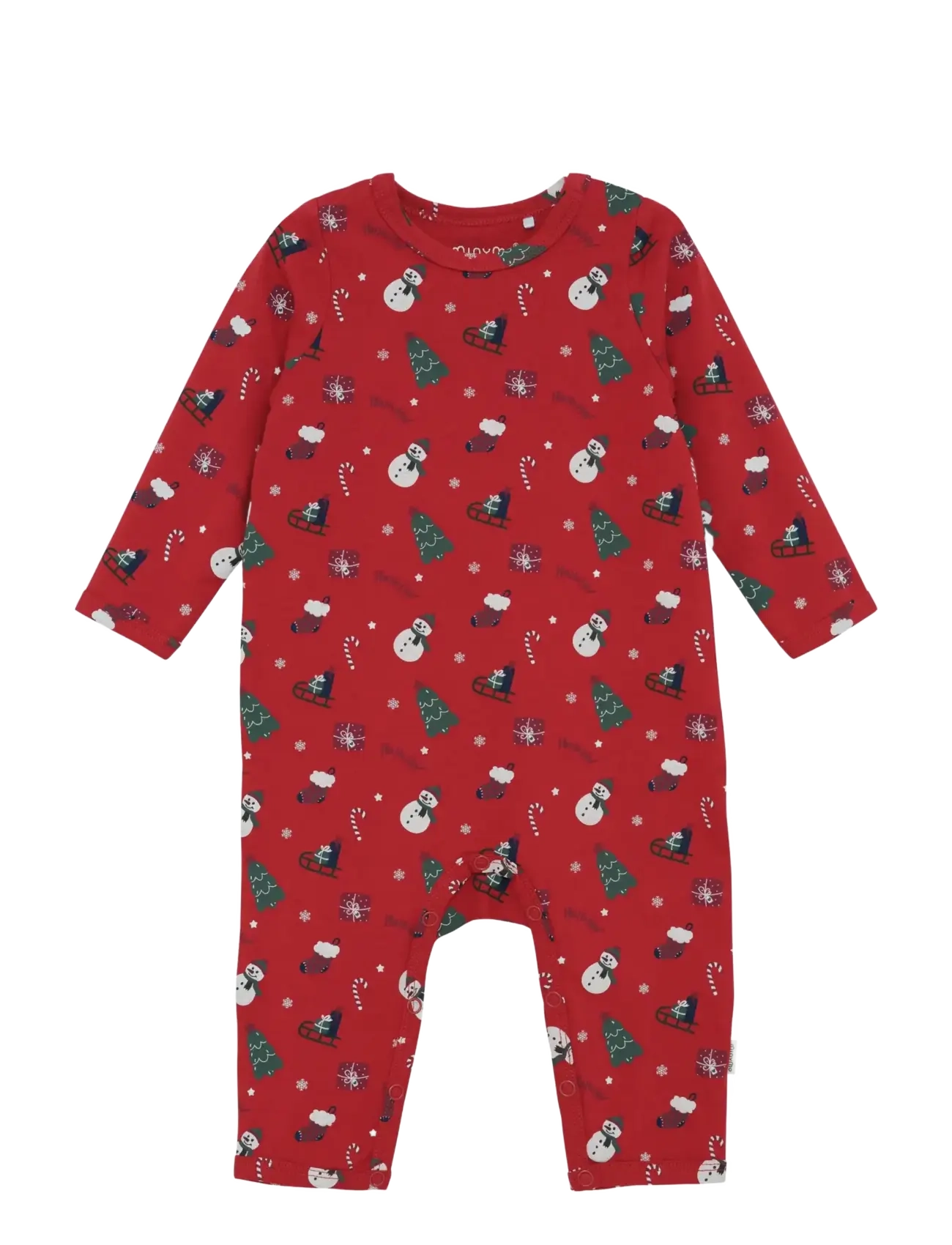 Minymo Suit LS AOP - Minymo - SCARLET SAGE / red