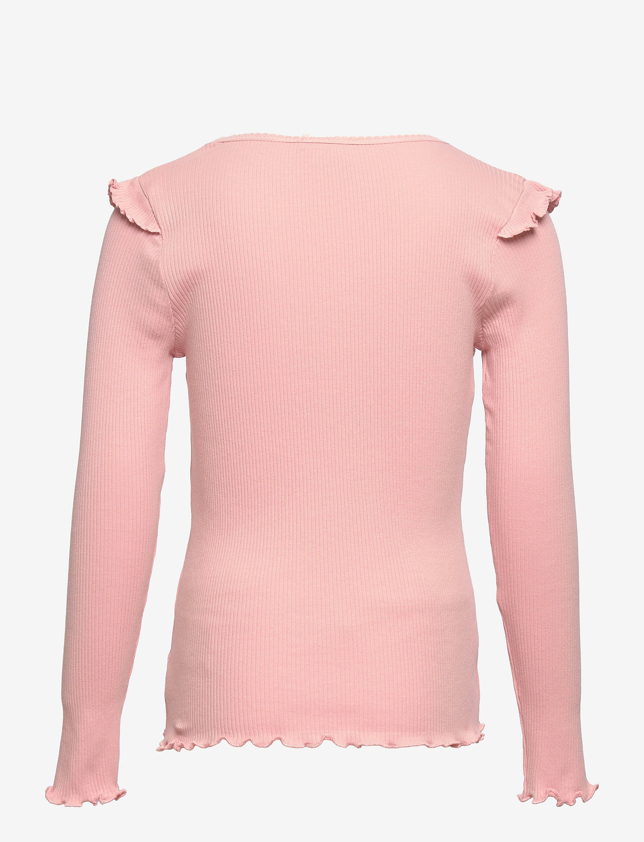 Minymo - T-shirt LS Rib - rose tan - 1