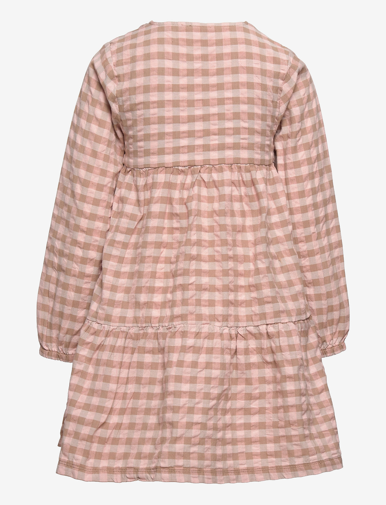 Minymo - Dress LS Check - affogat - 1