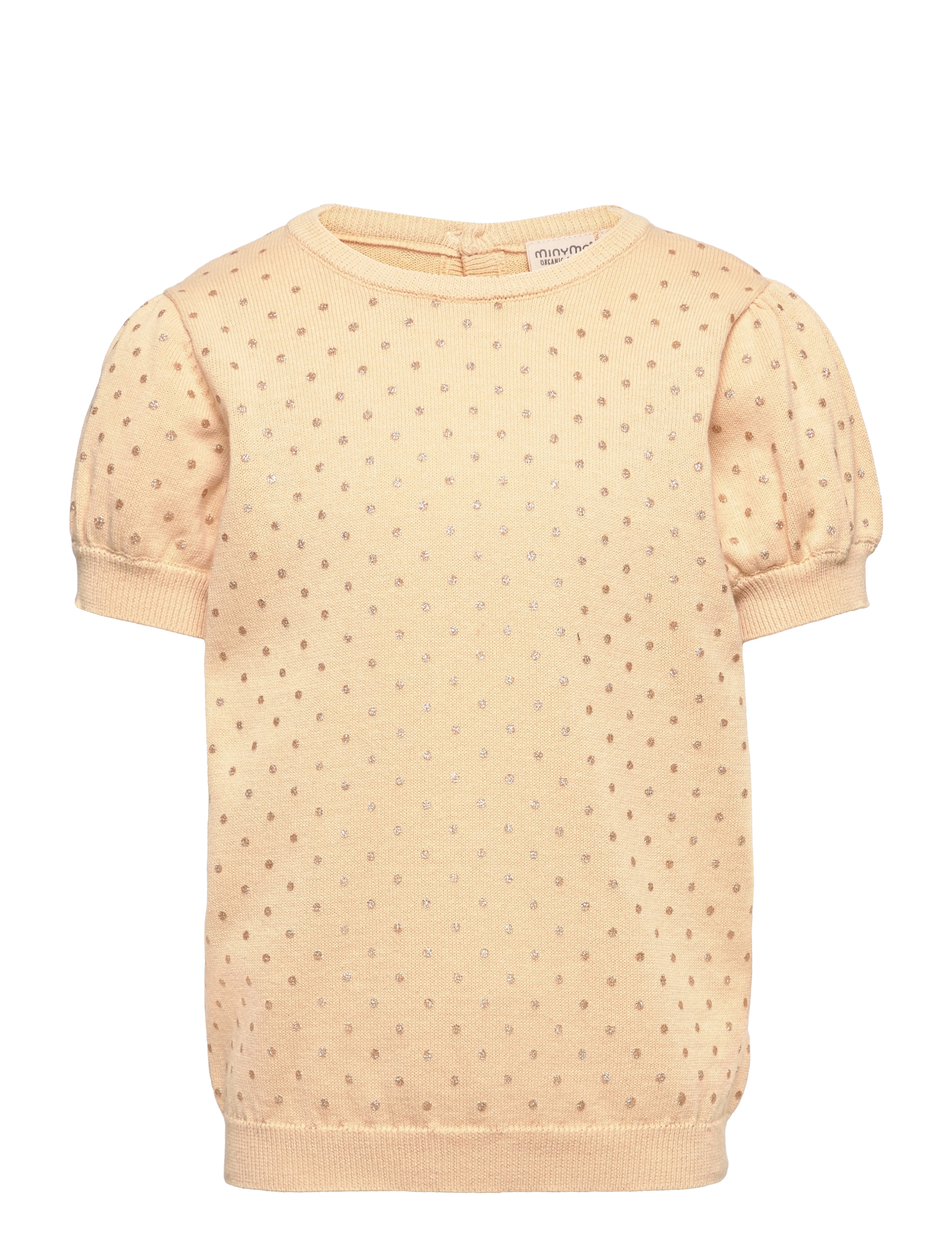 Top Knit SS Glitter - WHEAT