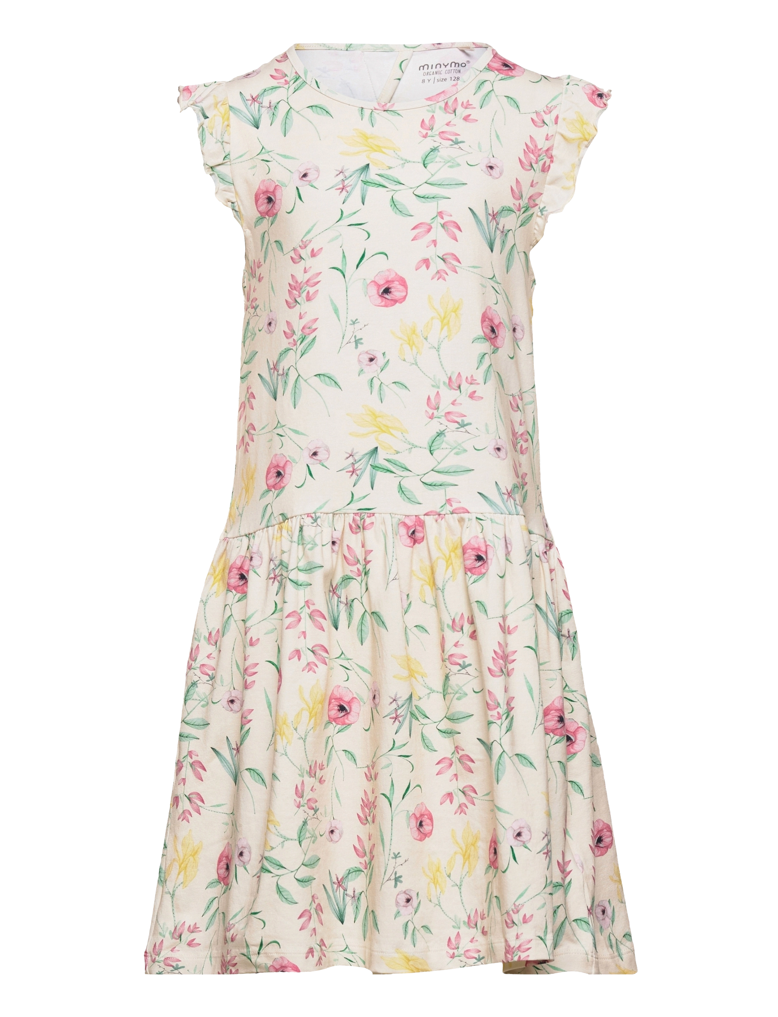 Dress SS AOP - WHITE SWAN