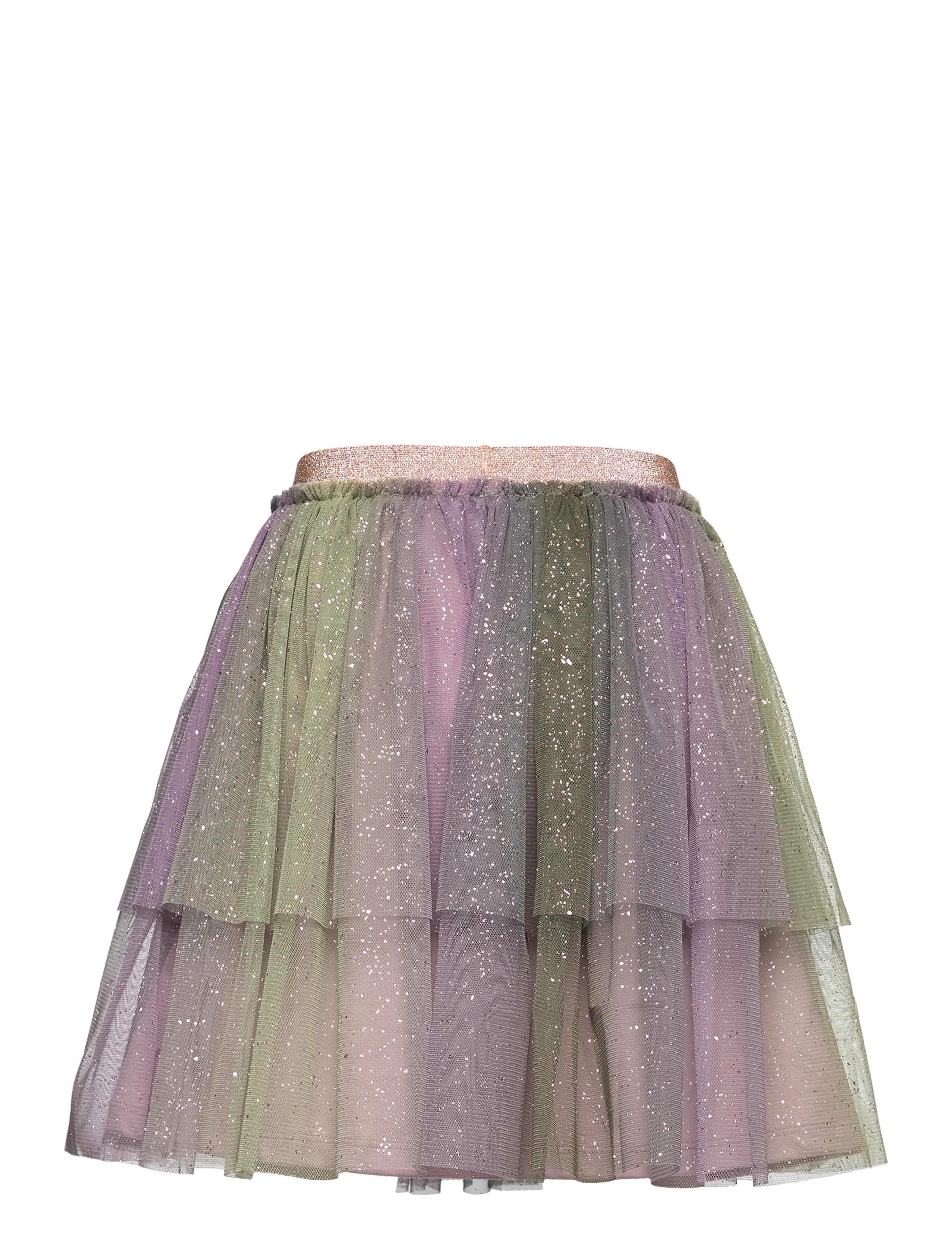 Minymo - Skirt Tulle w. Glitter - elderberry - 1