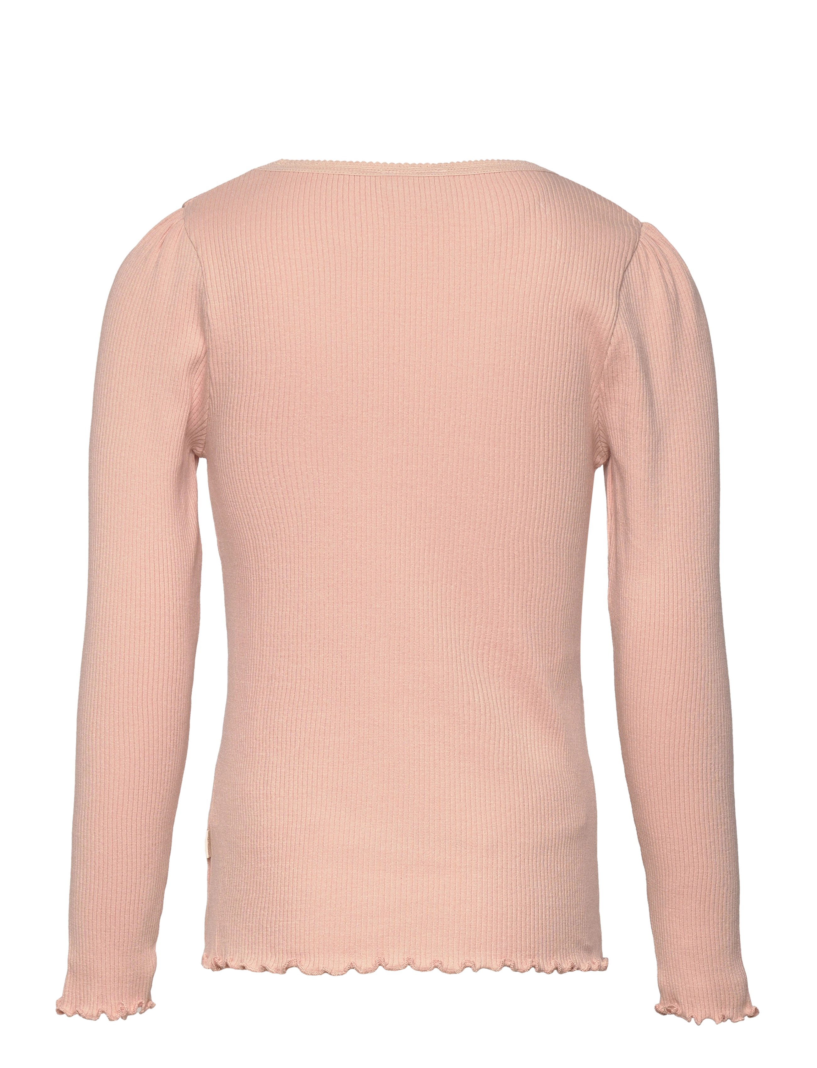Minymo - T-shirt LS Rib - mahogany rose - 1
