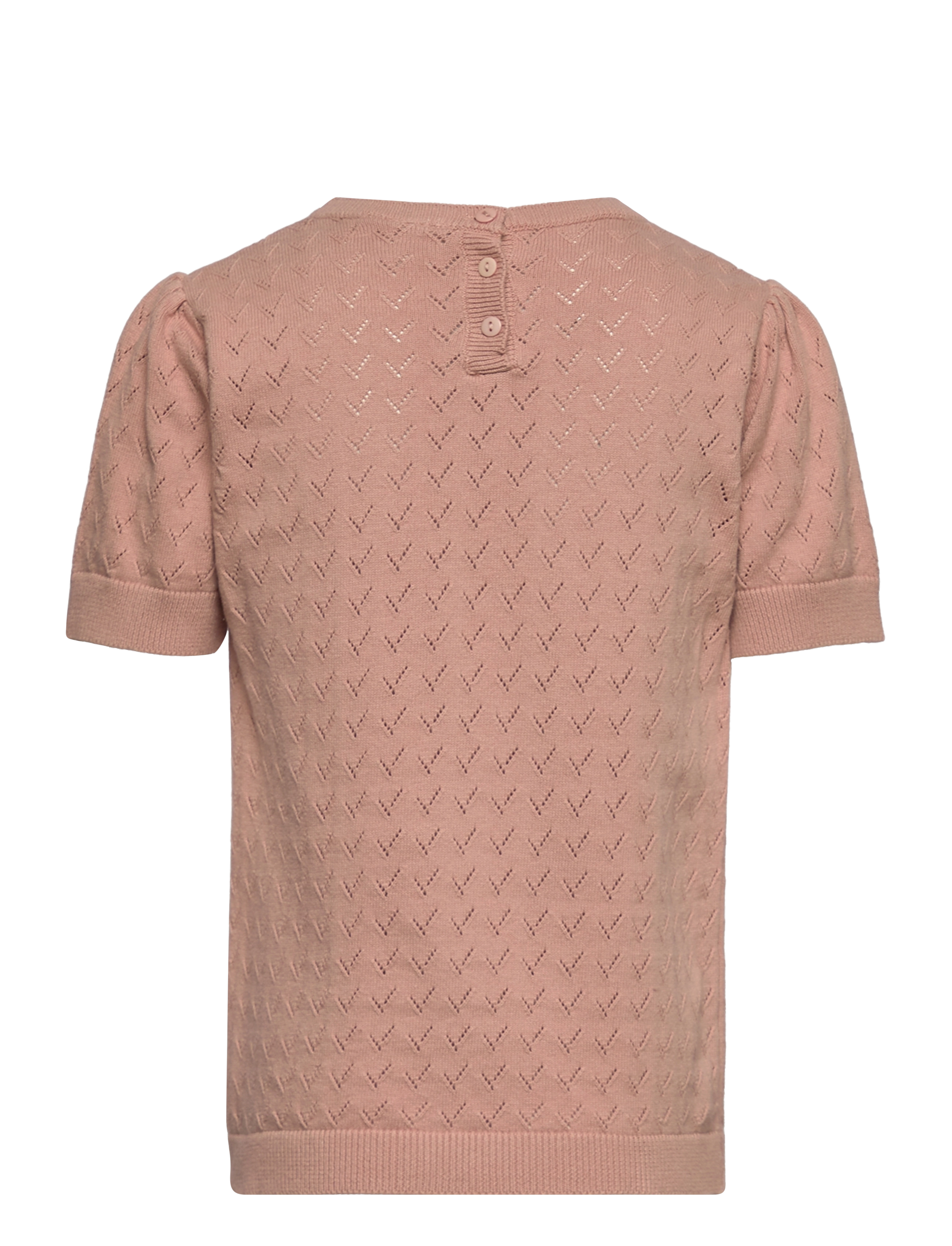 Minymo - Top SS Knit - mahogany rose - 1