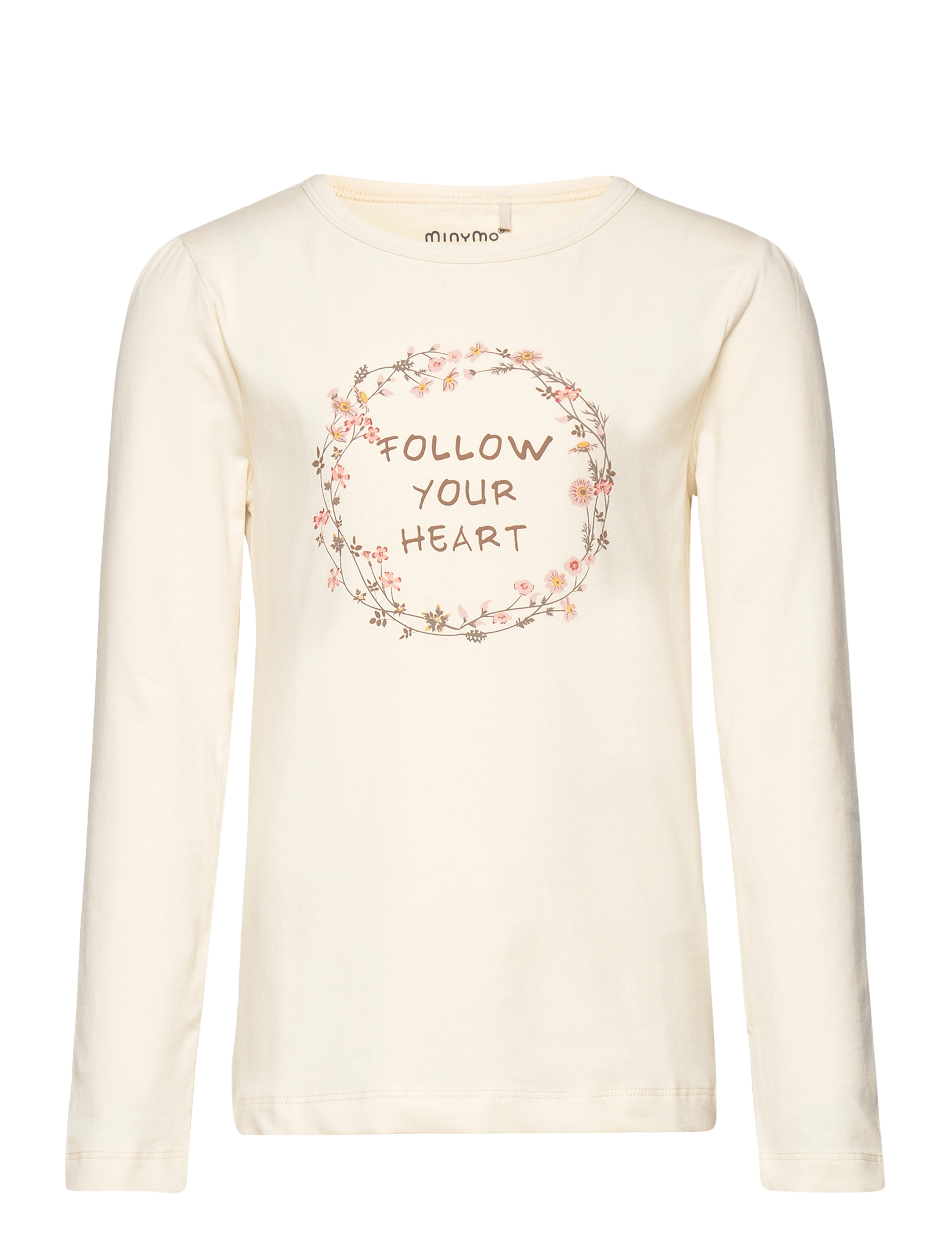 Minymo - T-shirt LS - seedpearl - 0