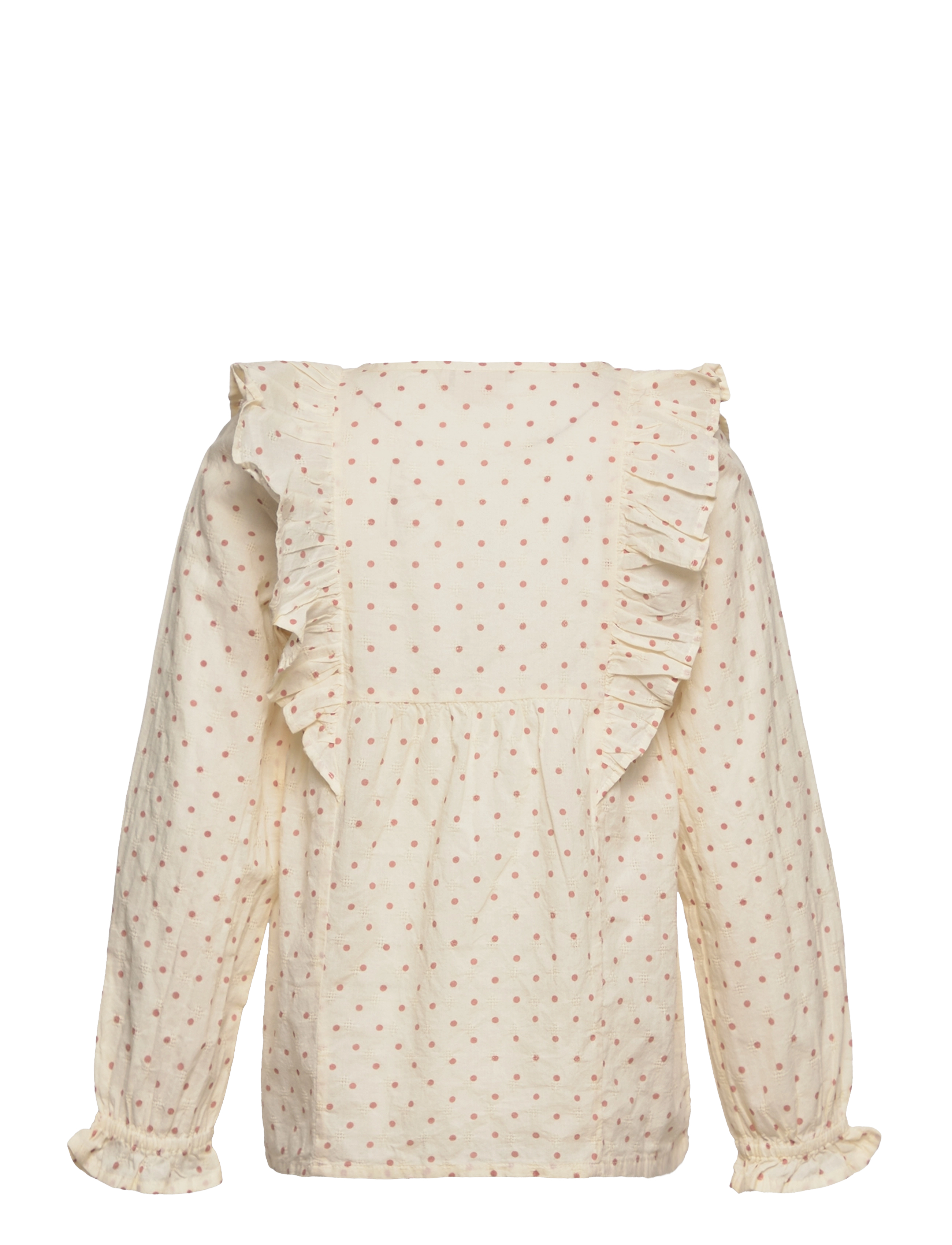 Minymo - Shirt LS AOP - seedpearl - 1