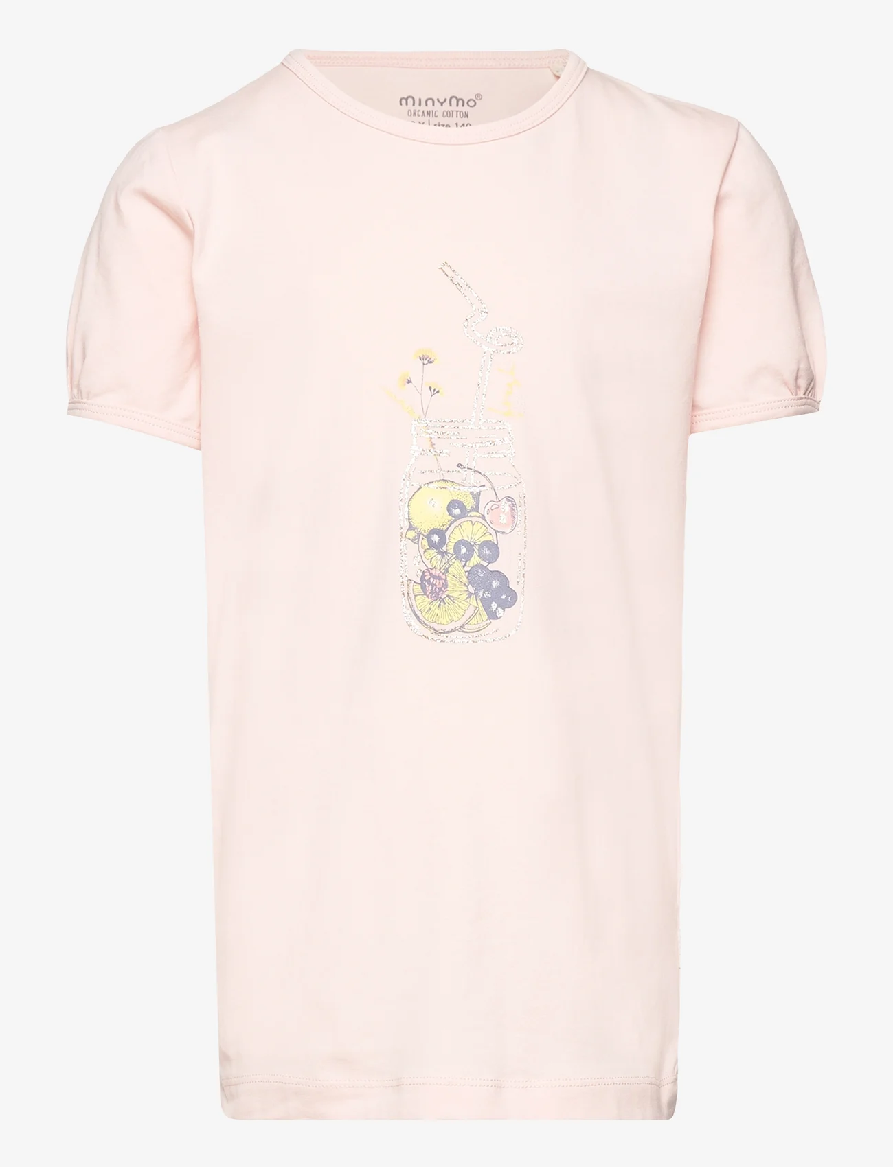 Minymo - T-shirt SS - kortermede t-skjorter - peach whip - 0