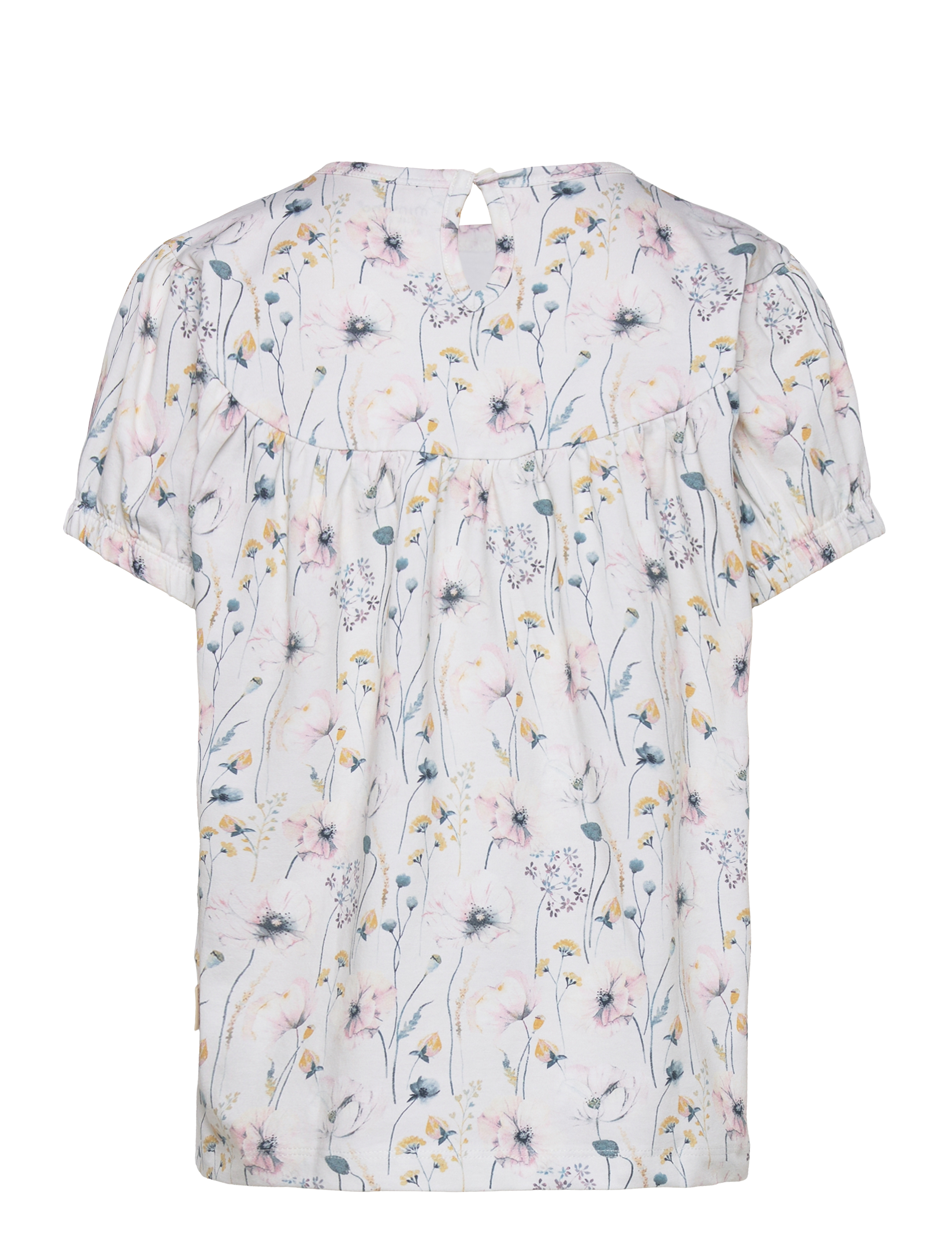 Minymo - T-shirt SS AOP - snow white - 1