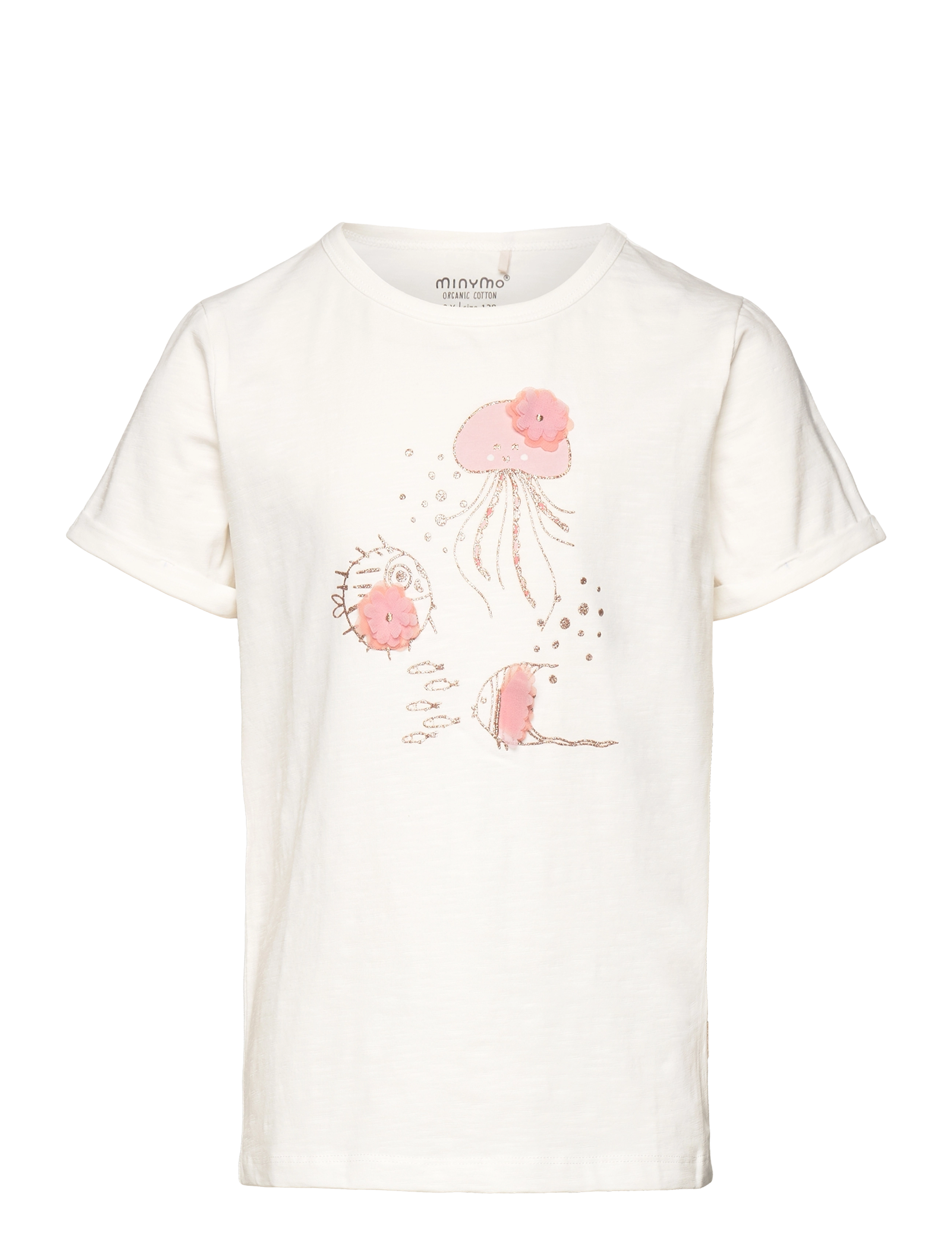 Minymo - T-shirt SS - snow white - 0