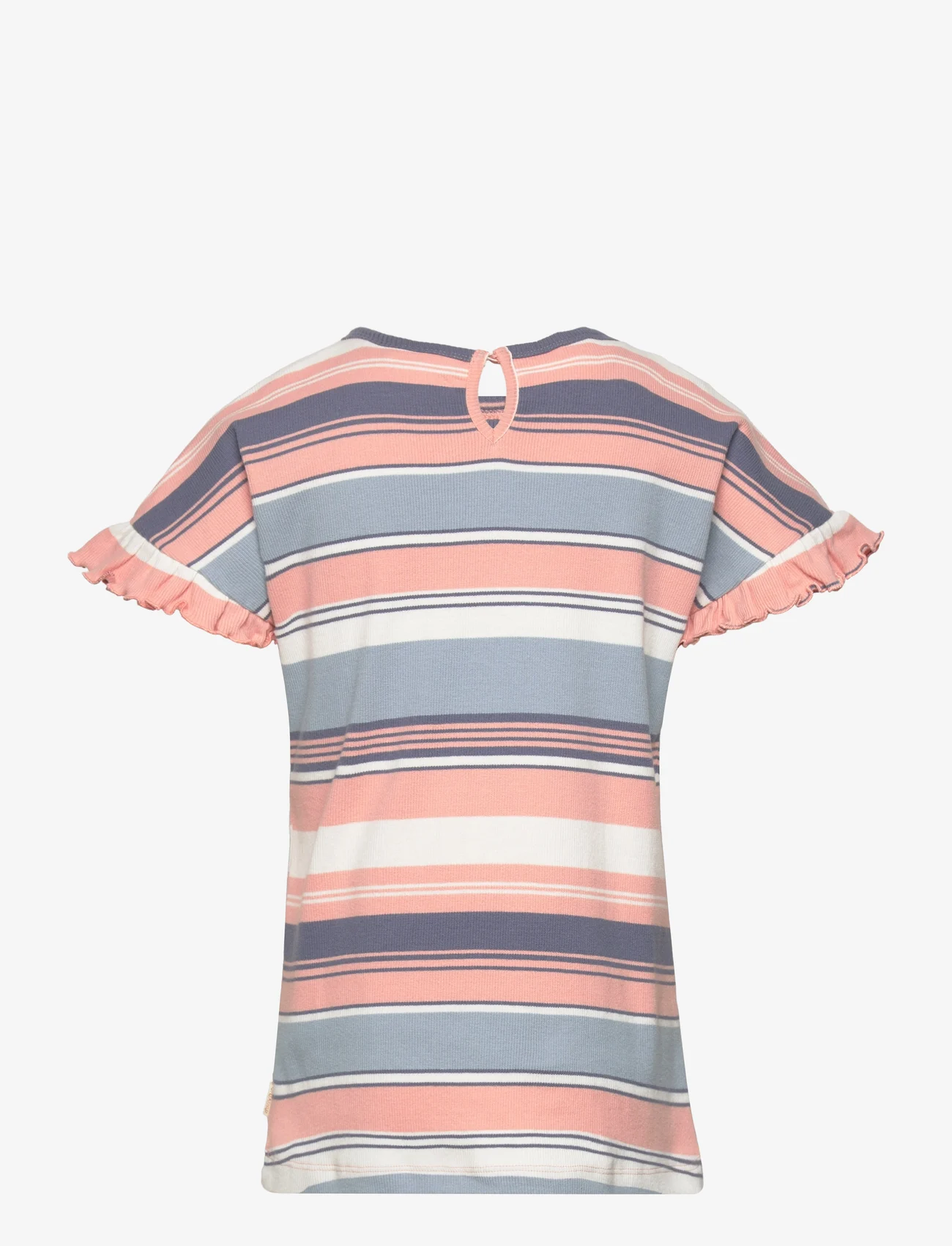 Minymo - T-shirt SS Y/D Rib - kortärmade t-shirts - dusty pink - 1