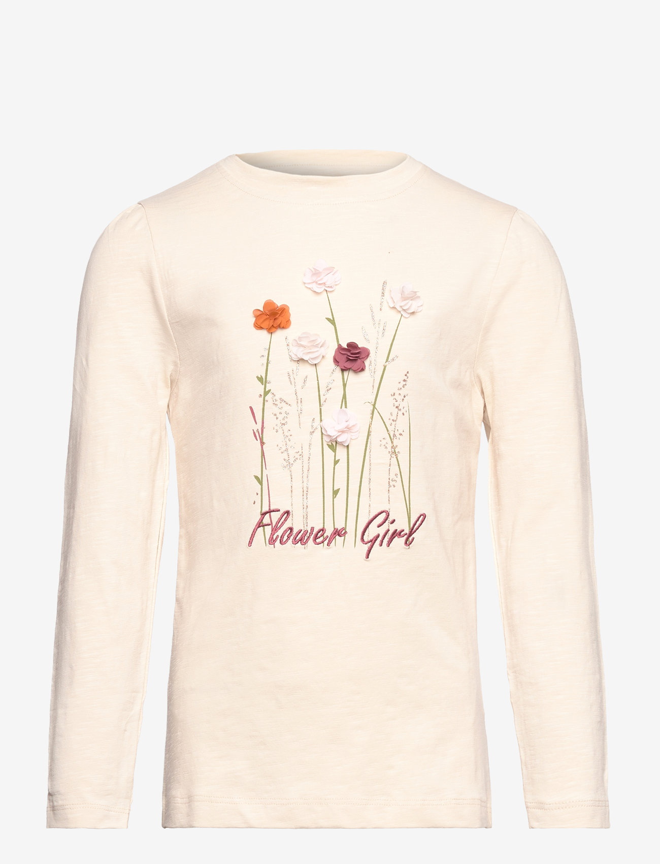 Minymo - T-shirt LS - sandshell - 0