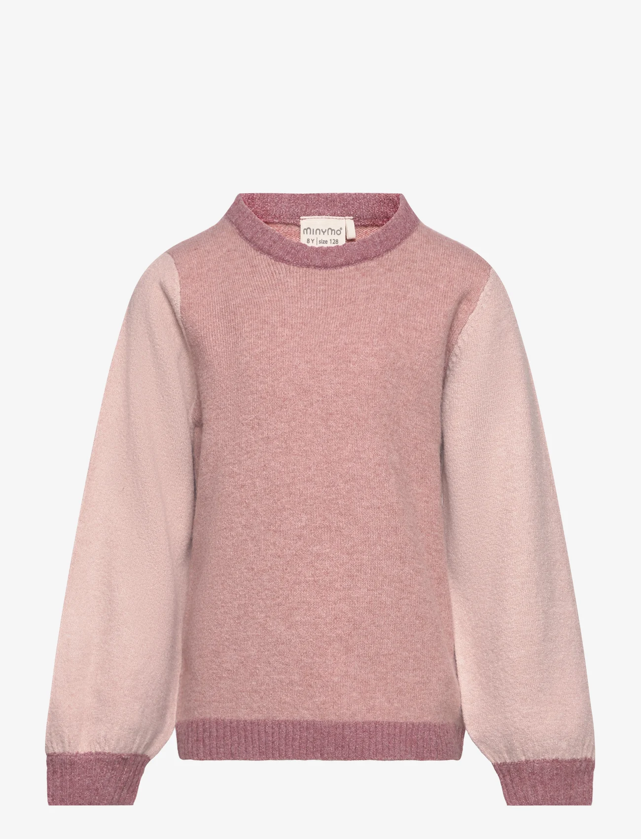 Minymo - Pullover LS Knit - swetry - ash rose - 0