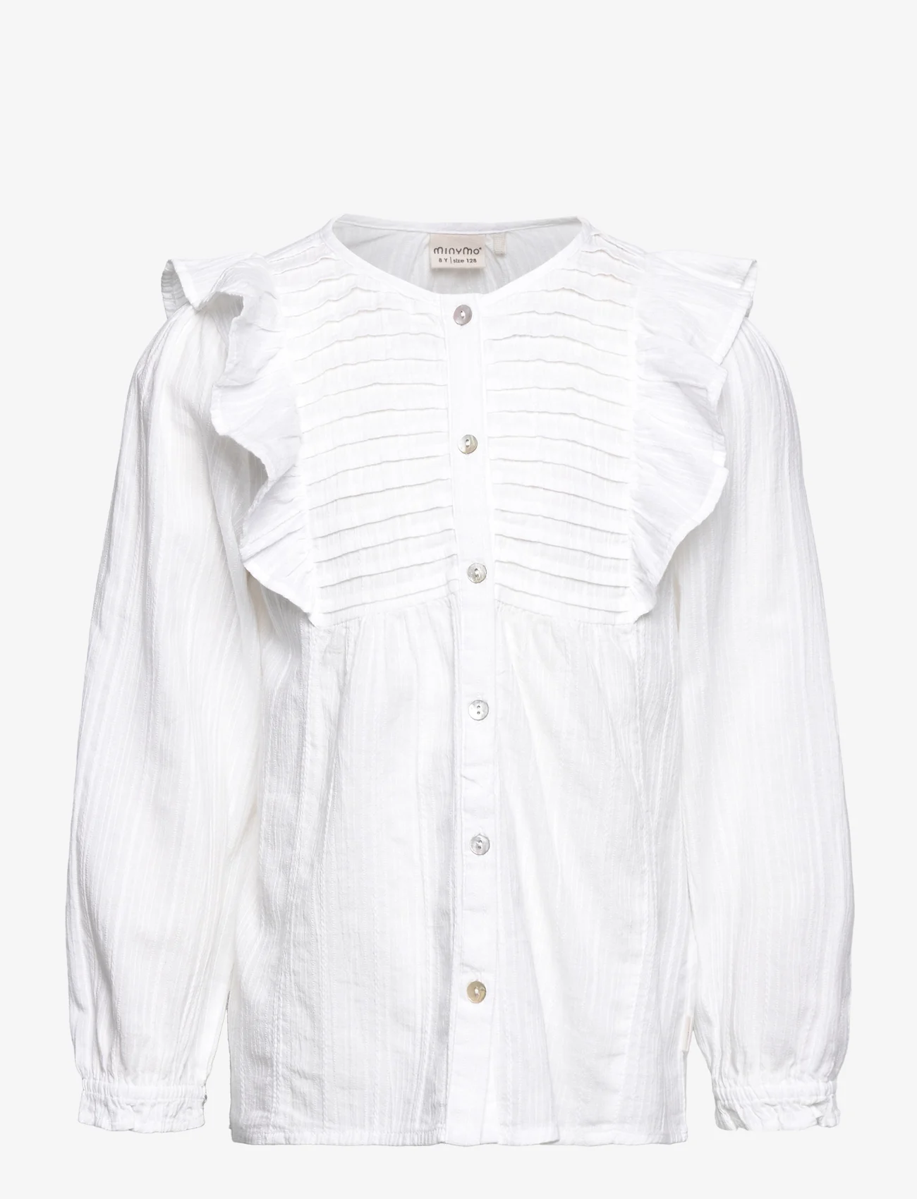 Minymo - Shirt LS - summer savings - snow white - 0