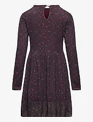 Minymo - Dress LS AOP - sukienki codzienne z długim rękawem - catawba grape - 1