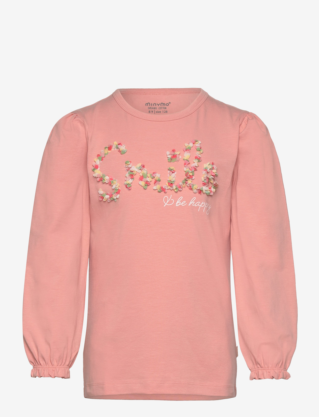 Minymo - T-shirt LS - peach beige - 0